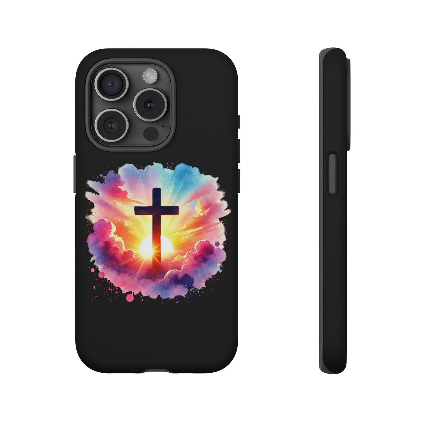 Inspirational Cross iPhone Case Christian Phone Case Easter iPhone Case Faith Based Case Easter iPhone Case