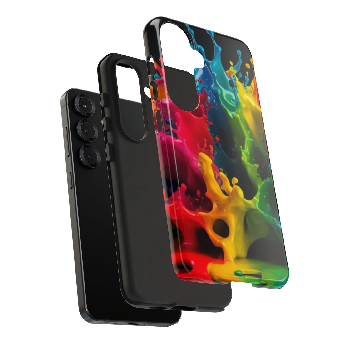 Vibrant Splash Samsung Phone Case - Tough Spectrum Splash Samsung Case