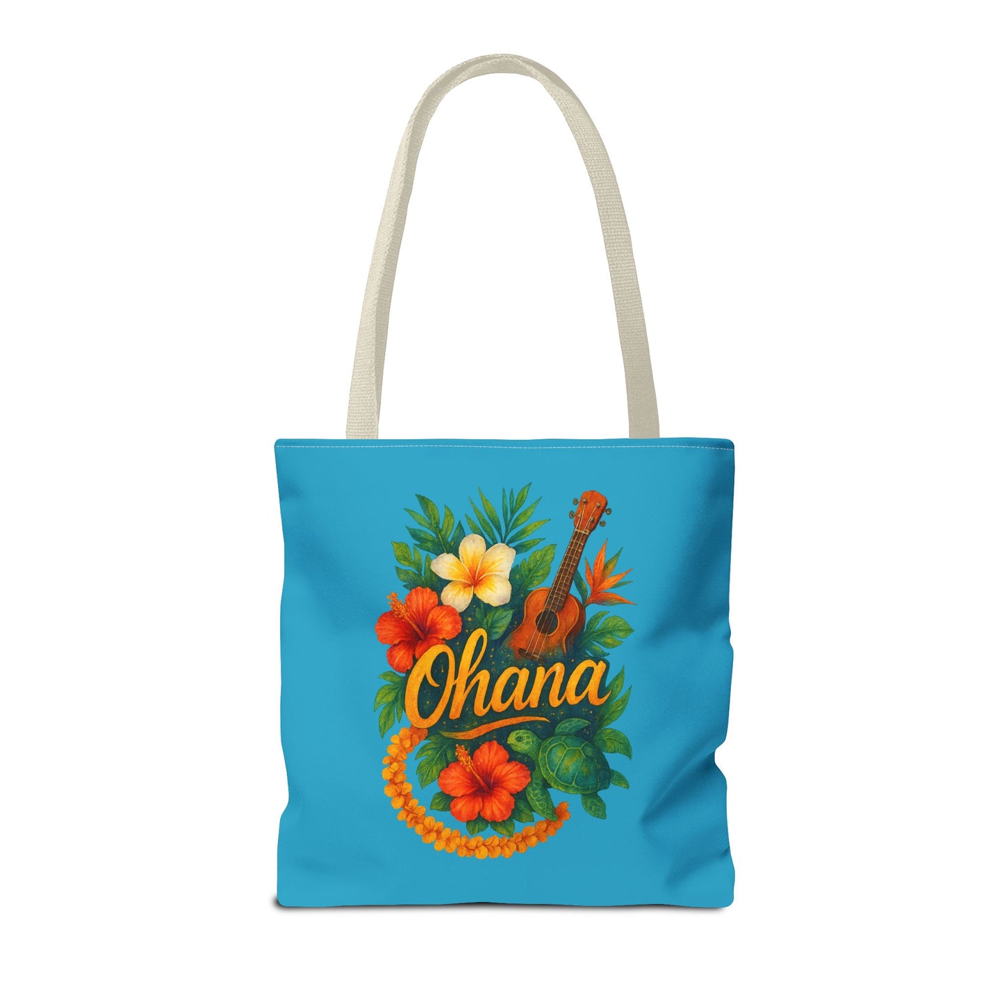 Hawaiian Ohana Tote Bag | Tropical Reusable Beach Bag | Aloha Gift Idea | Island Vibes Bag | Summer Tote | Luau Party Favor | Coastal Bag