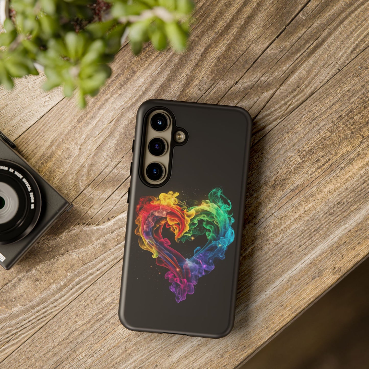 Samsung Galaxy Case - Colorful Heart Design