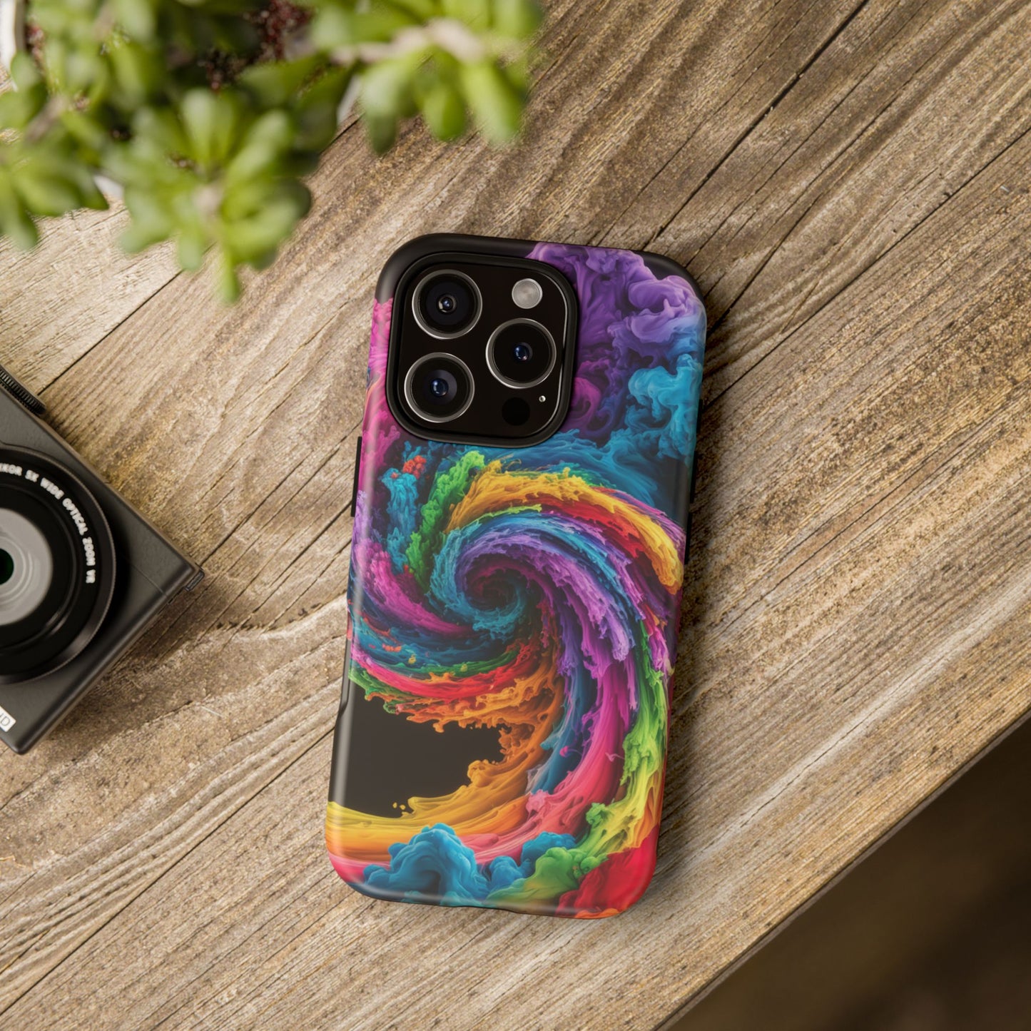 iPhone Case - Colorful Swirl Design