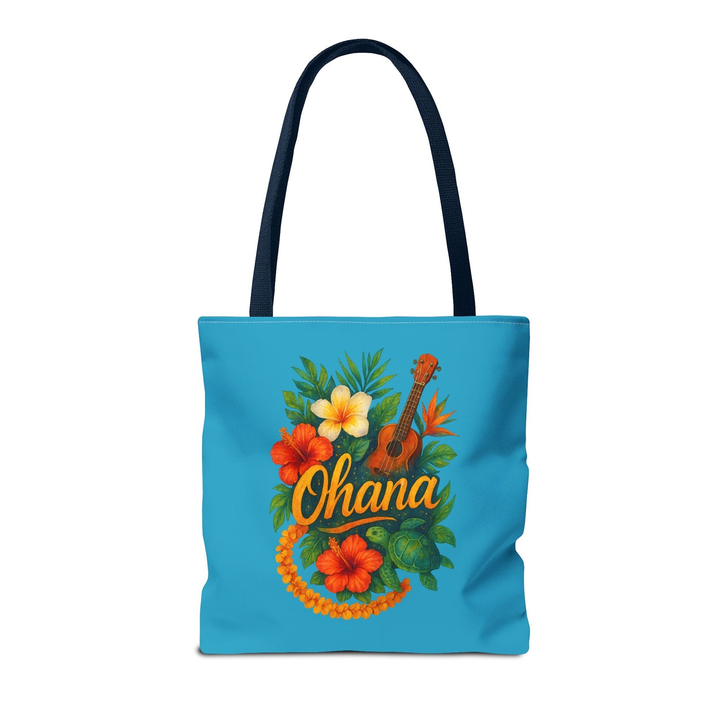 Hawaiian Ohana Tote Bag | Tropical Reusable Beach Bag | Aloha Gift Idea | Island Vibes Bag | Summer Tote | Luau Party Favor | Coastal Bag