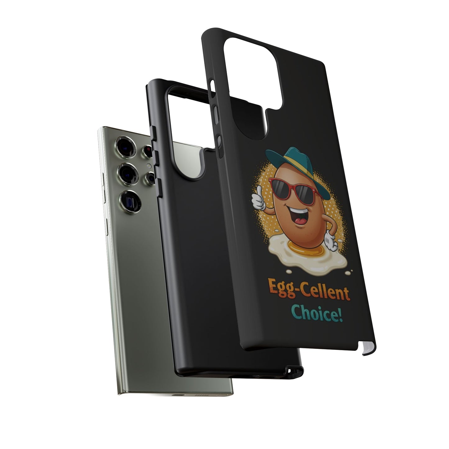 Samsung Phone Case - Egg-Cellent Choice Pun Design