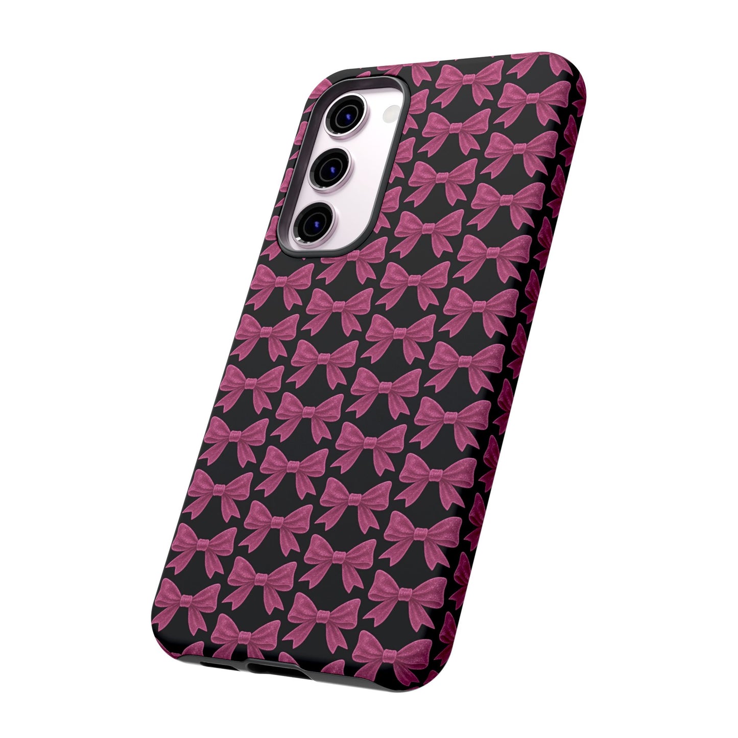 Pink Bow Samsung Case Coquette Aesthetic Phone Cover Cute Girly Phone Case Glossy Y2K Accessory Kawaii Samsung Case Gift