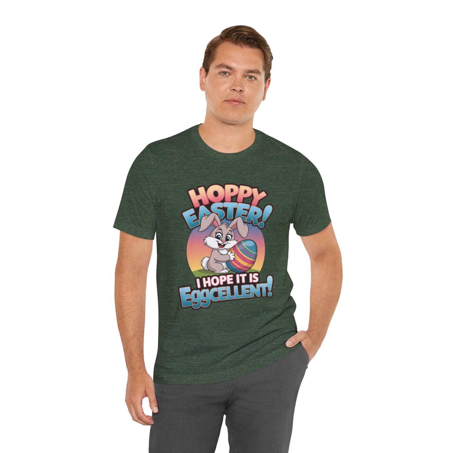 Happy Easter Unisex Tee Easter Shirt Easter Bunny T Shirt Easter Apparel Easter Bunny Outfit