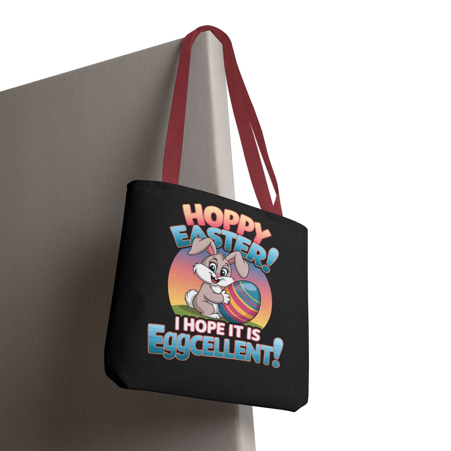 Happy Easter Tote Bag Eggcellent Bunny Design Easter Bag Easter Gift Easter Tote Accessory