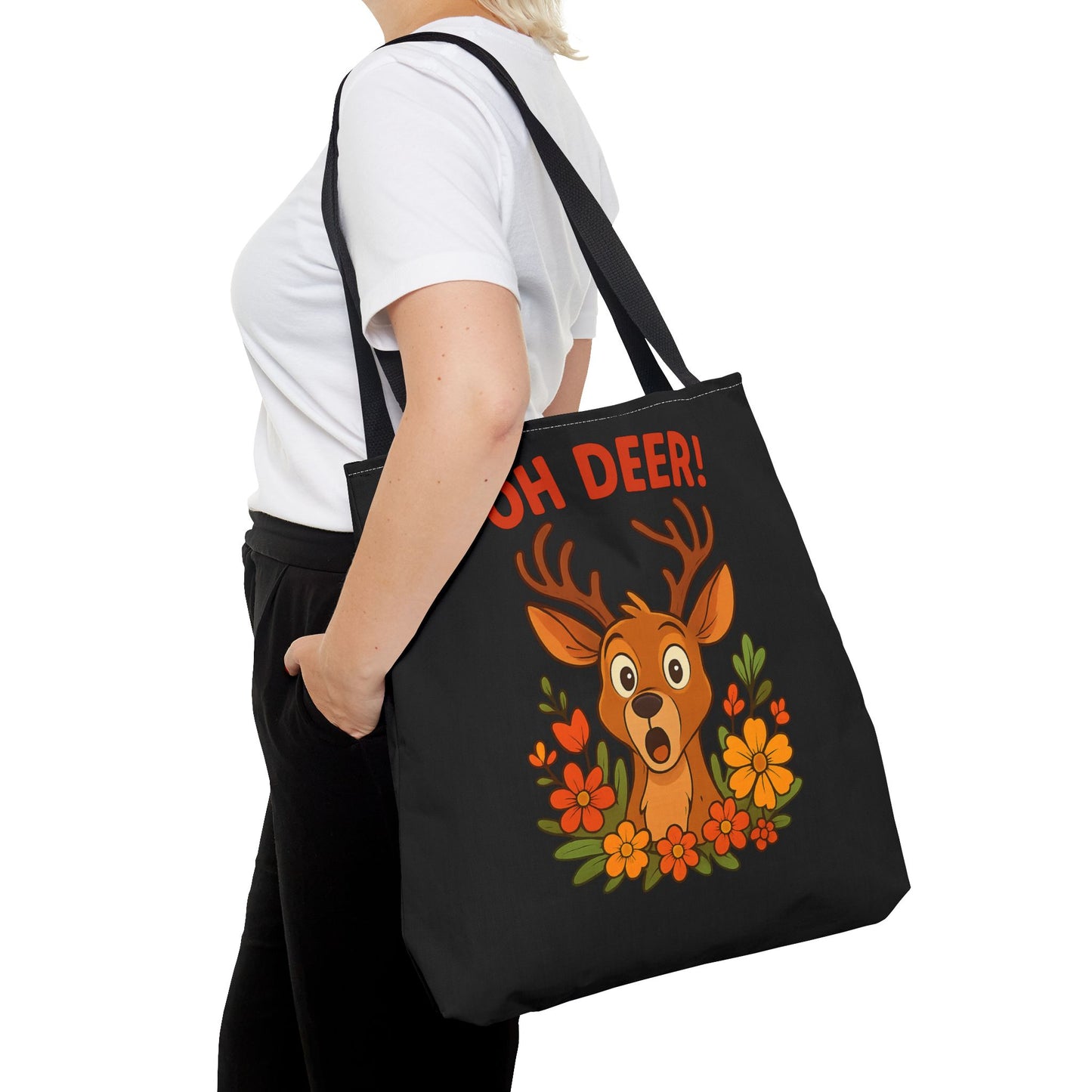 Oh Deer Tote Bag Wildlife Bag Deer Tote Nature Bag Grocery Bag Reusable Tote
