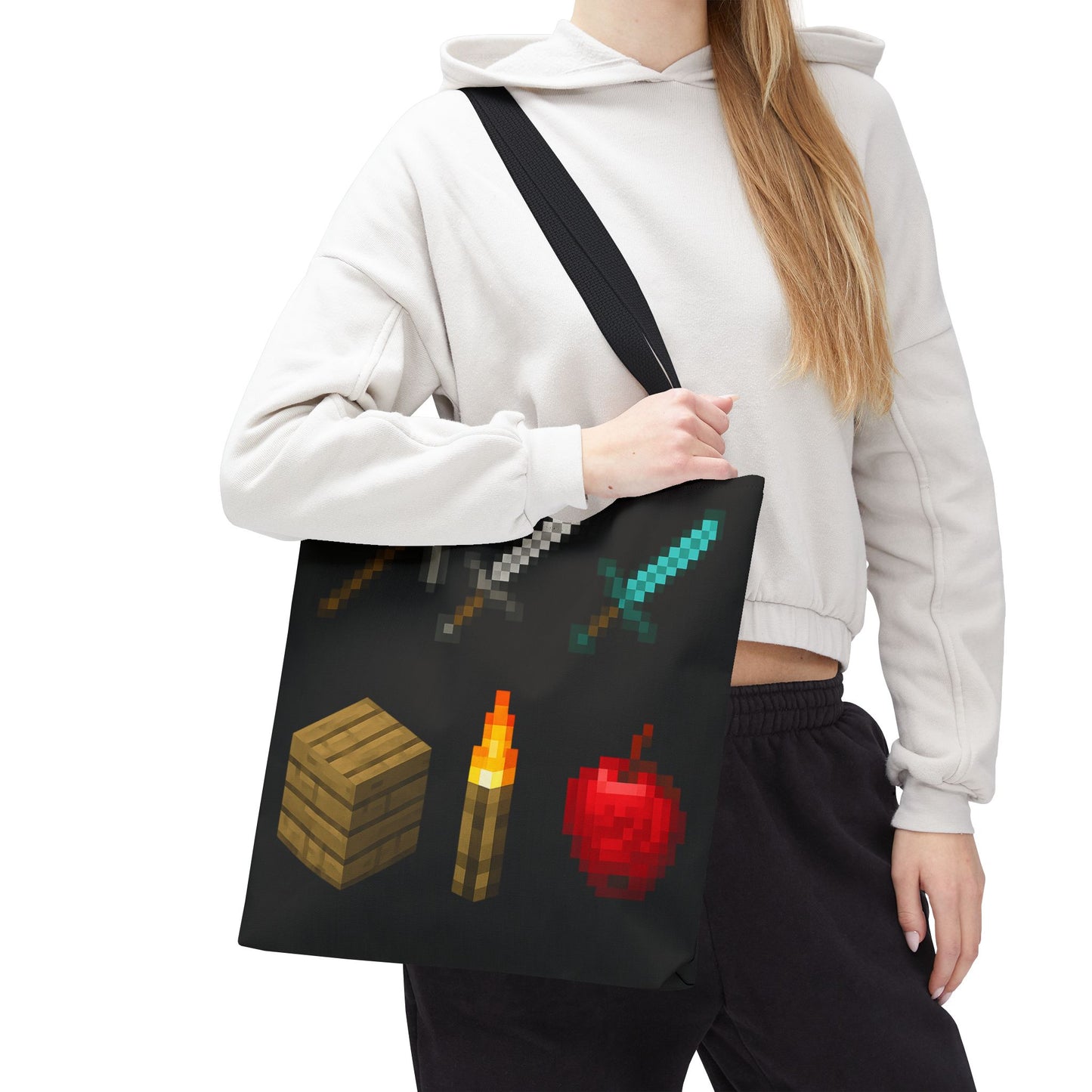 Minecraft Inspired Tote Bag Adventure Awaits Shopping Bag Reusable Tote Summer Bag