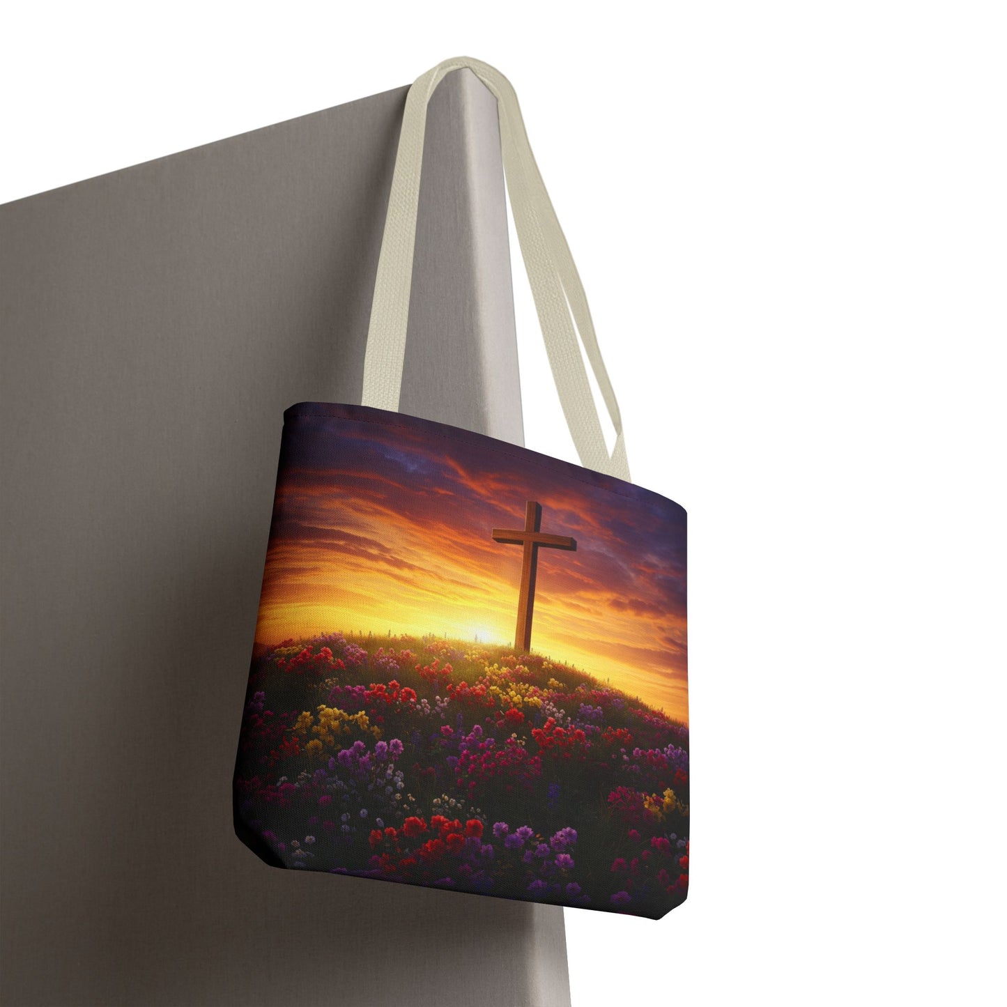 Da Vinci Cross Tote Bag Christian Bag Spiritual Tote Religious Tote Bag