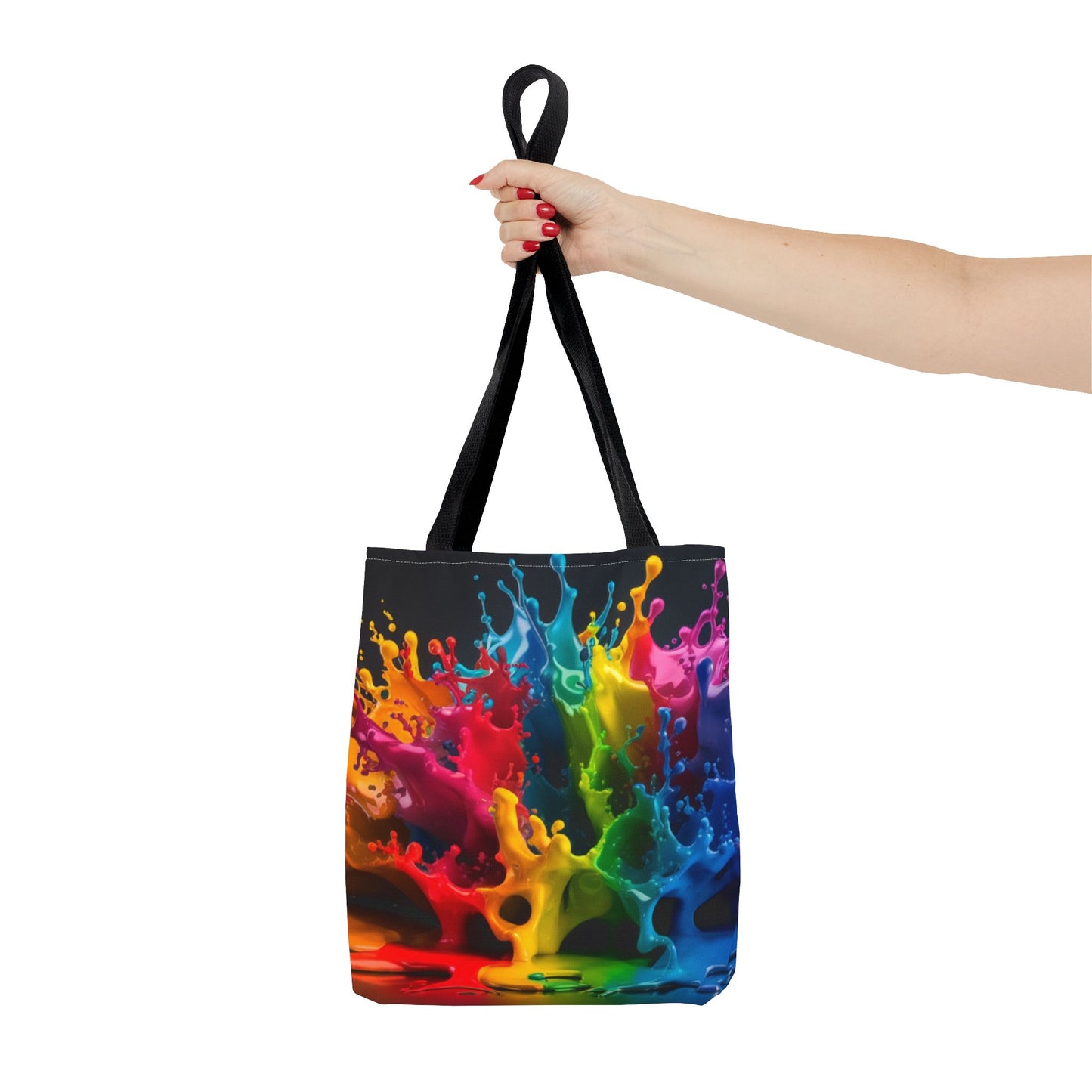 Colorful Splash Tote Bag - Vibrant Art for Every Occasion