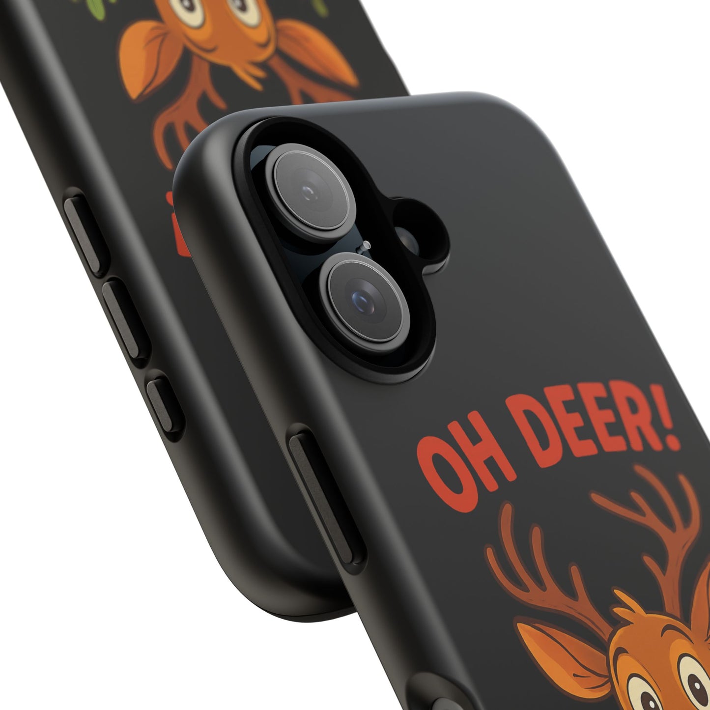 iPhone Case - Startled Deer 'Oh Deer' Nature Lover Phone Case Funny iPhone Accessory