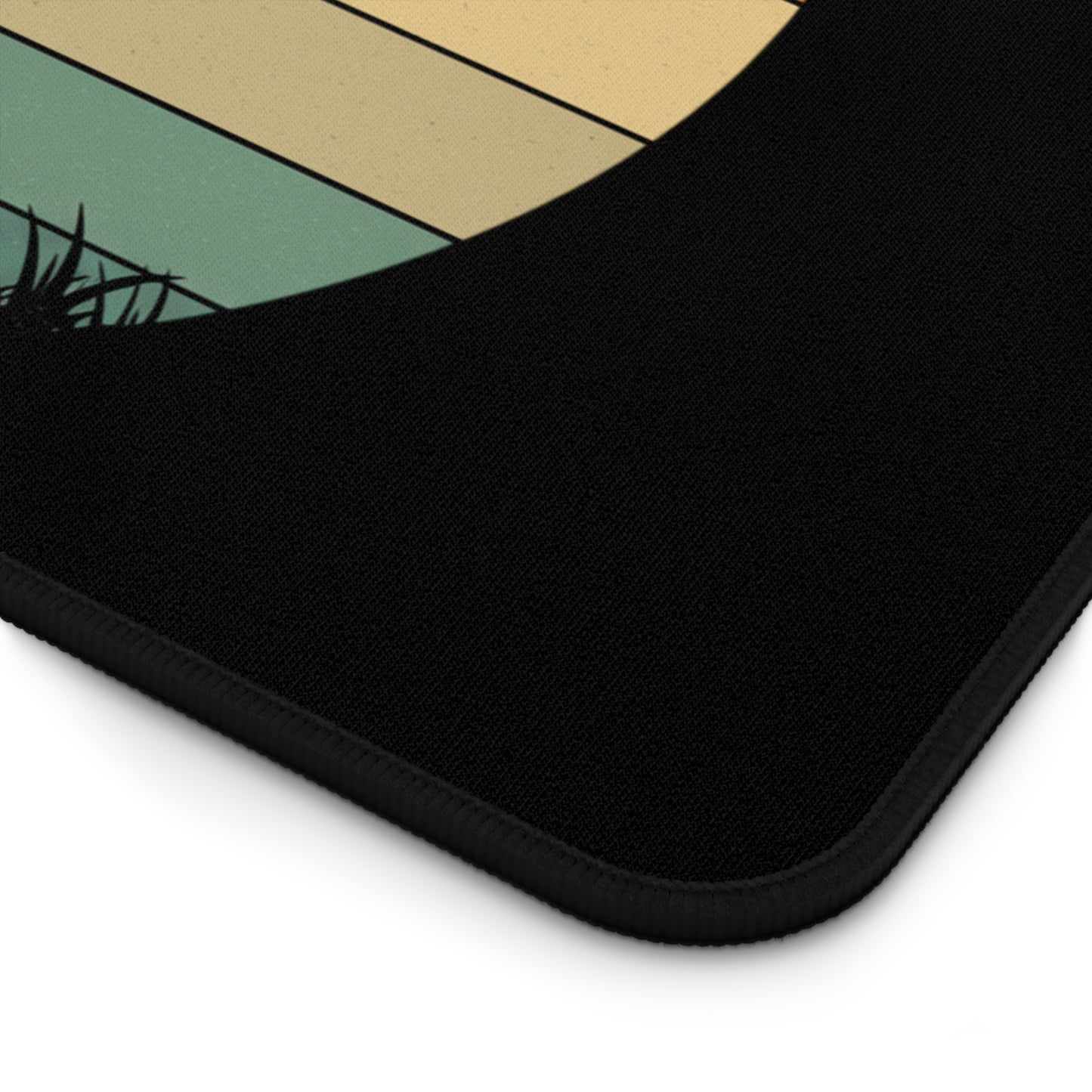 Retro T-Rex Sunset Desk Mat XL | Dinosaur Gaming and Office Mouse Pad - Non‑Slip Rug for Home, Kids, Paleontology Gift