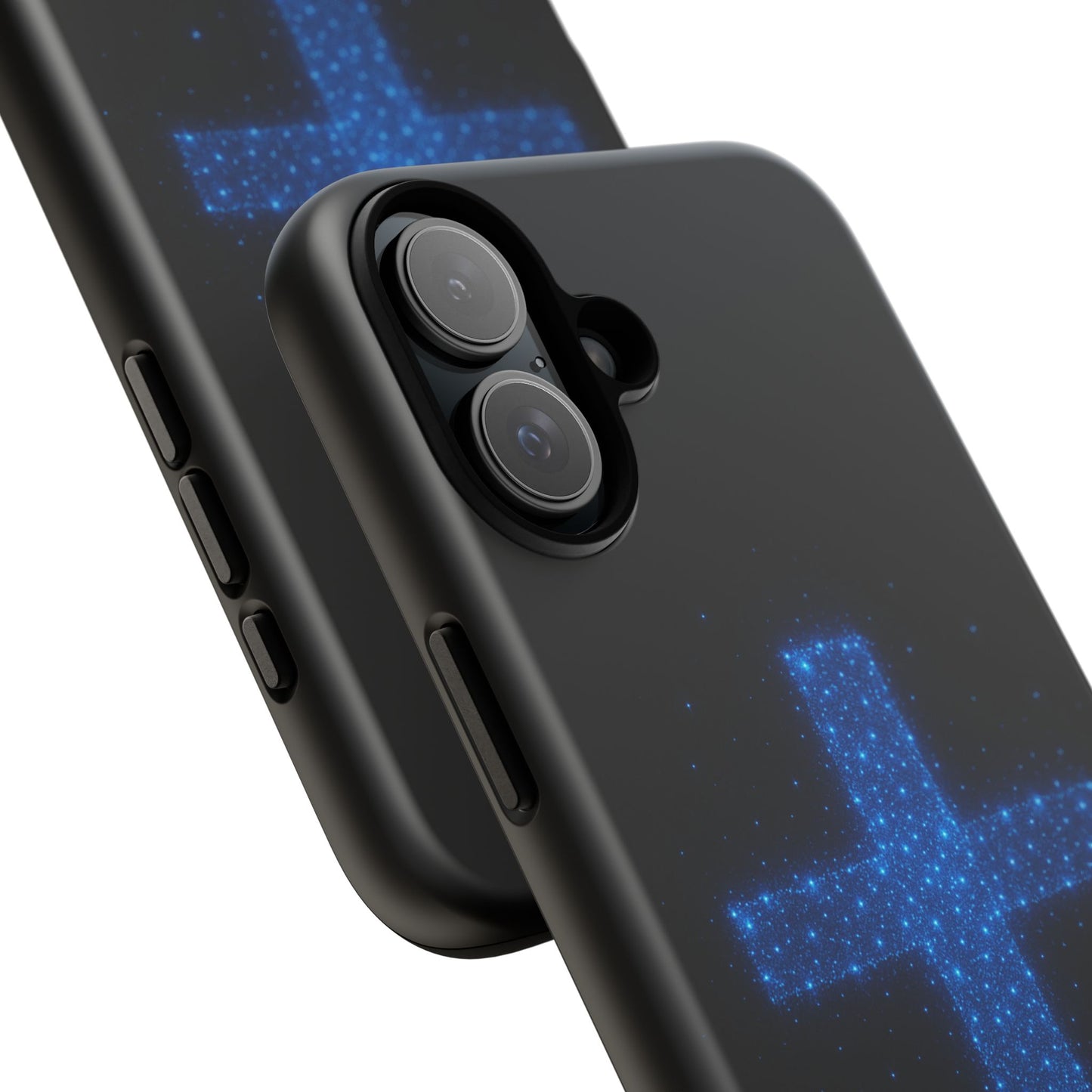 iPhone Case - Bioluminescent Cross Design Christian Phone Case Spiritual iPhone Case Gift for Believers