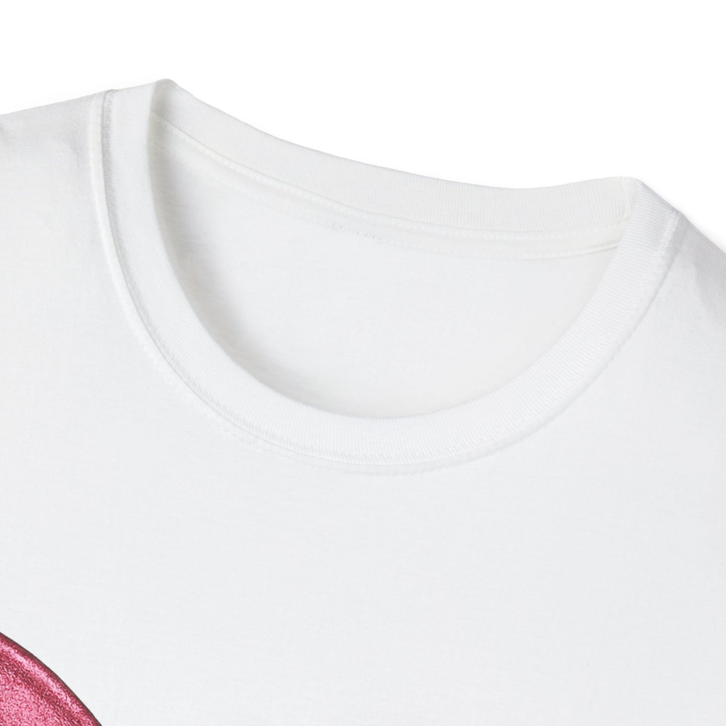 Metallic Burgundy Bow T-Shirt π | Elegant Cute Graphic Tee | Unisex Softstyle Shirt | Gift for Her, Aesthetic Outfit, Celebration Wear