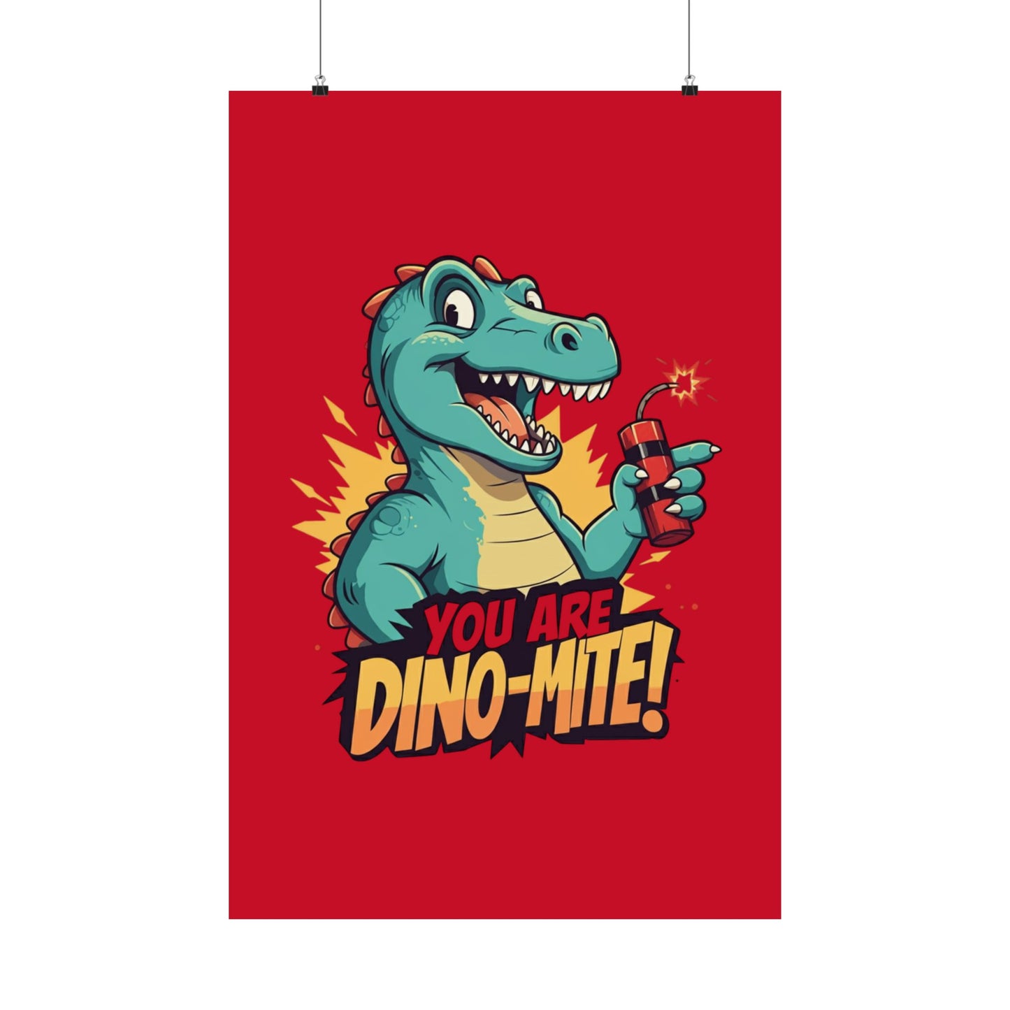 Vertical Poster Dino-Mite Dinosaur