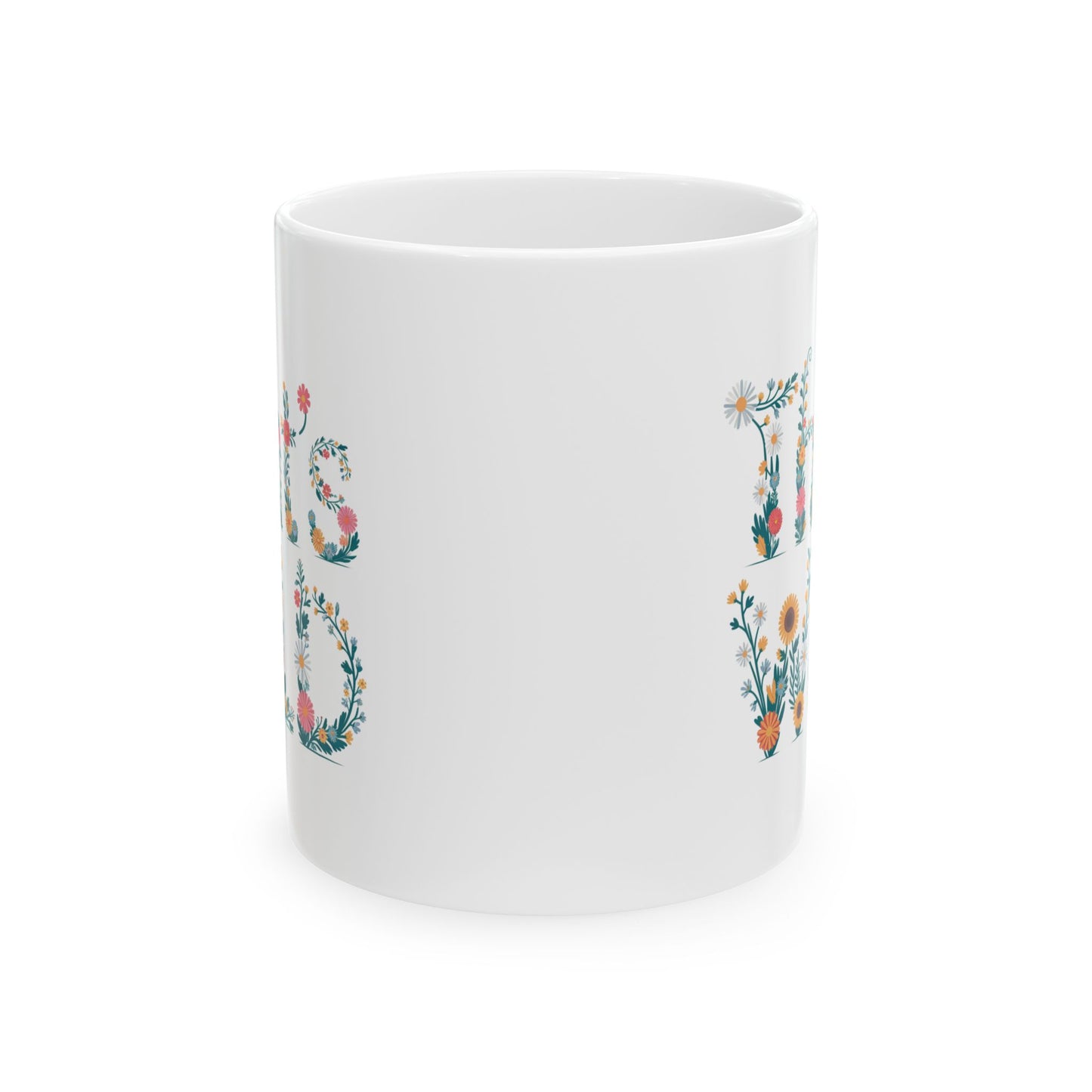 That’s Wild Floral Mug | Cottagecore Coffee Cup | Boho Botanical Mug Gift | Funny Plant Lover Mug | 11oz & 15oz Ceramic Tea Mug