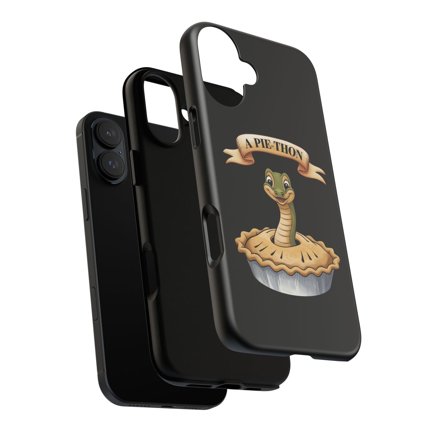 iPhone Case - 'Pie-Thon' Snake Pie Funny Tough Case