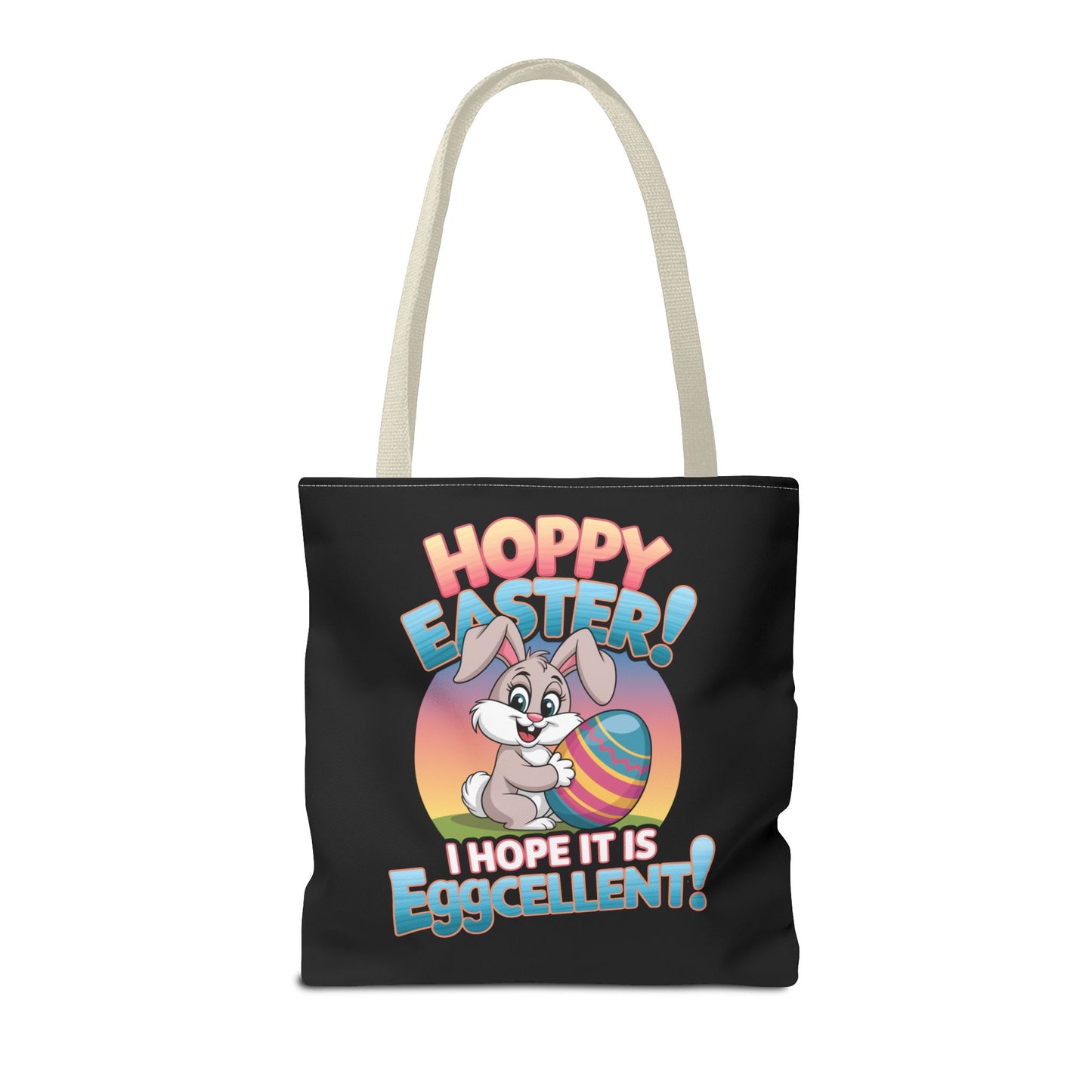 Happy Easter Tote Bag Eggcellent Bunny Design Easter Bag Easter Gift Easter Tote Accessory