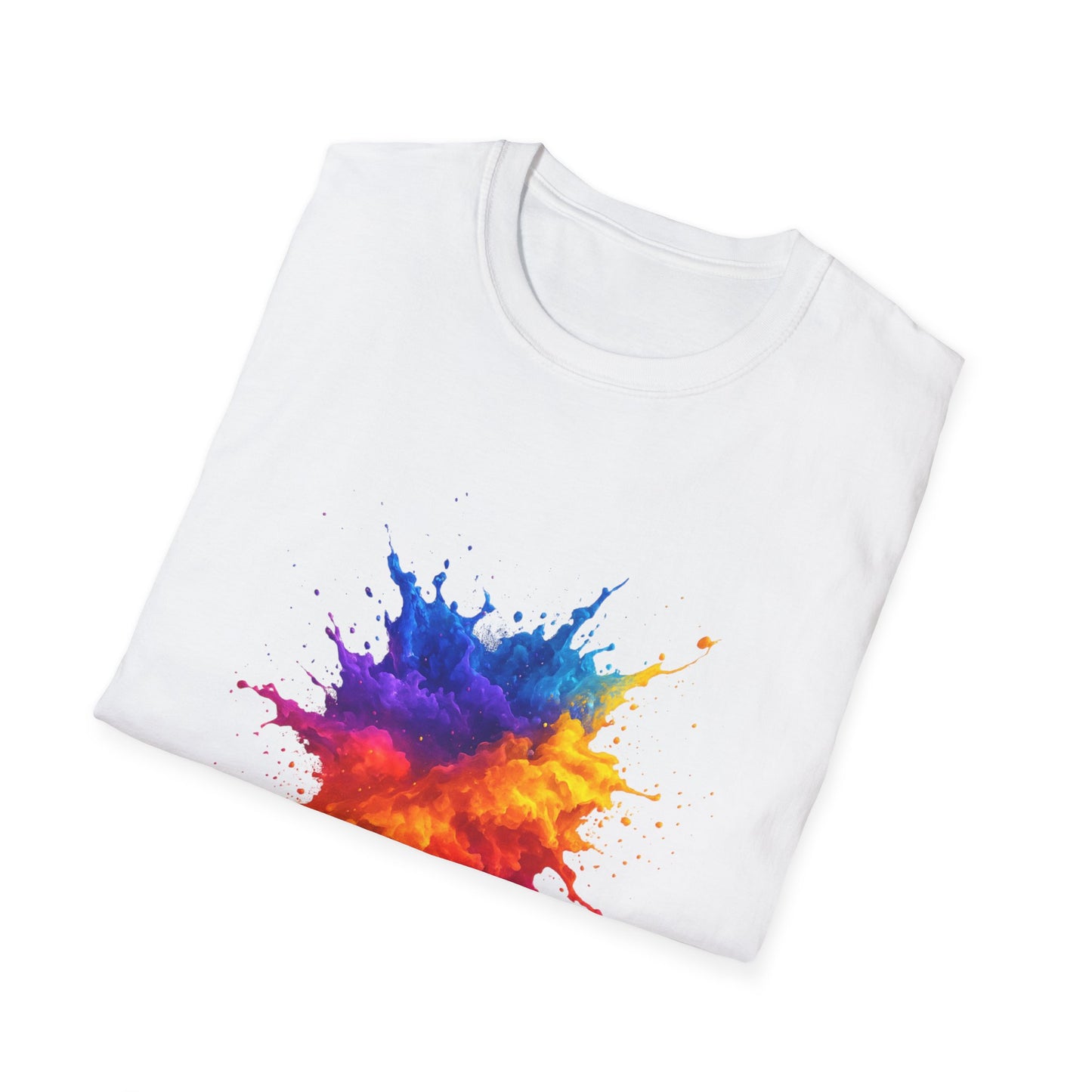 Color Burst Paint Splash Shirt – Vibrant Abstract Art Tee for Creatives & Color Lovers Colorful Apparel