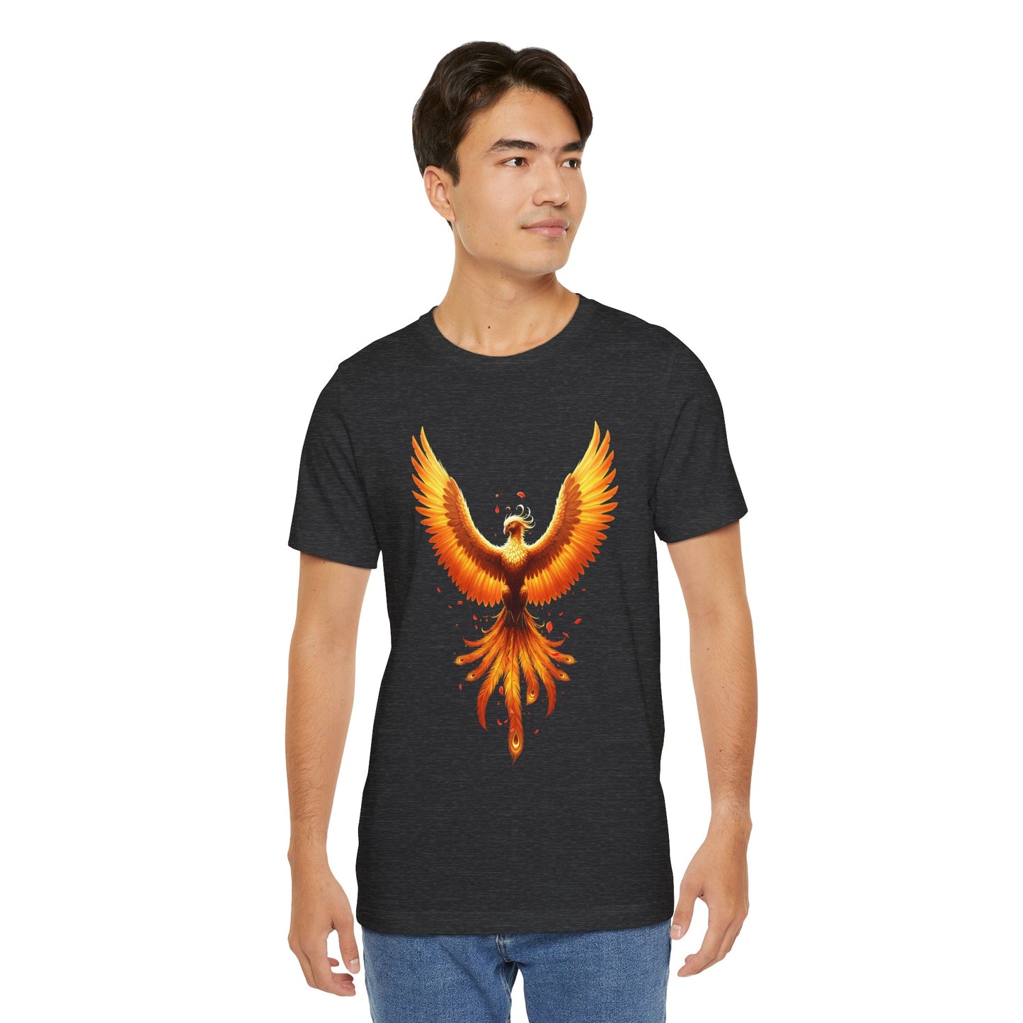 Phoenix Rising Shirt • Fiery Phoenix Graphic Tee • Rebirth Transformation Myth Shirt • Firebird Art Tee • Unisex Gift Tee XS‑5XL
