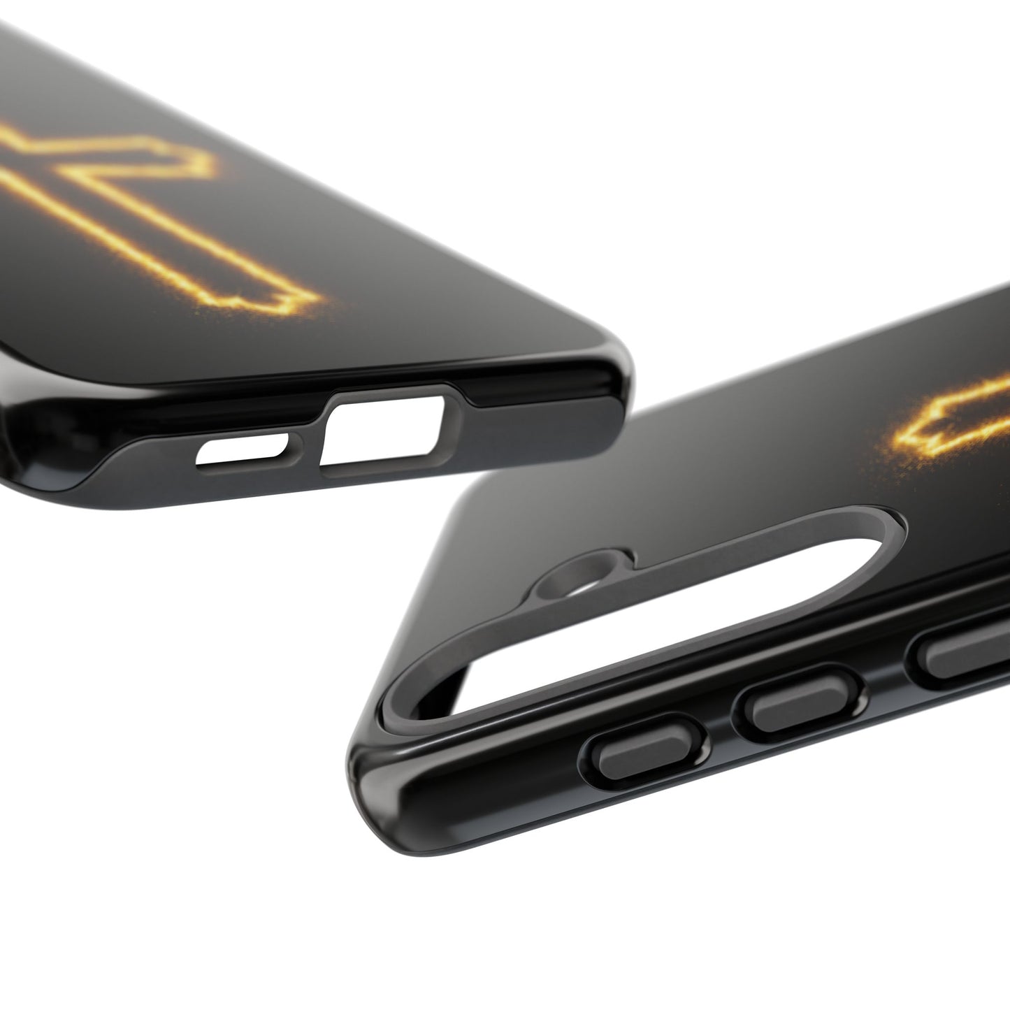 Glow-in-the-Dark Cross Samsung Phone Case - Tough Samsung Cases for Faithful Protection