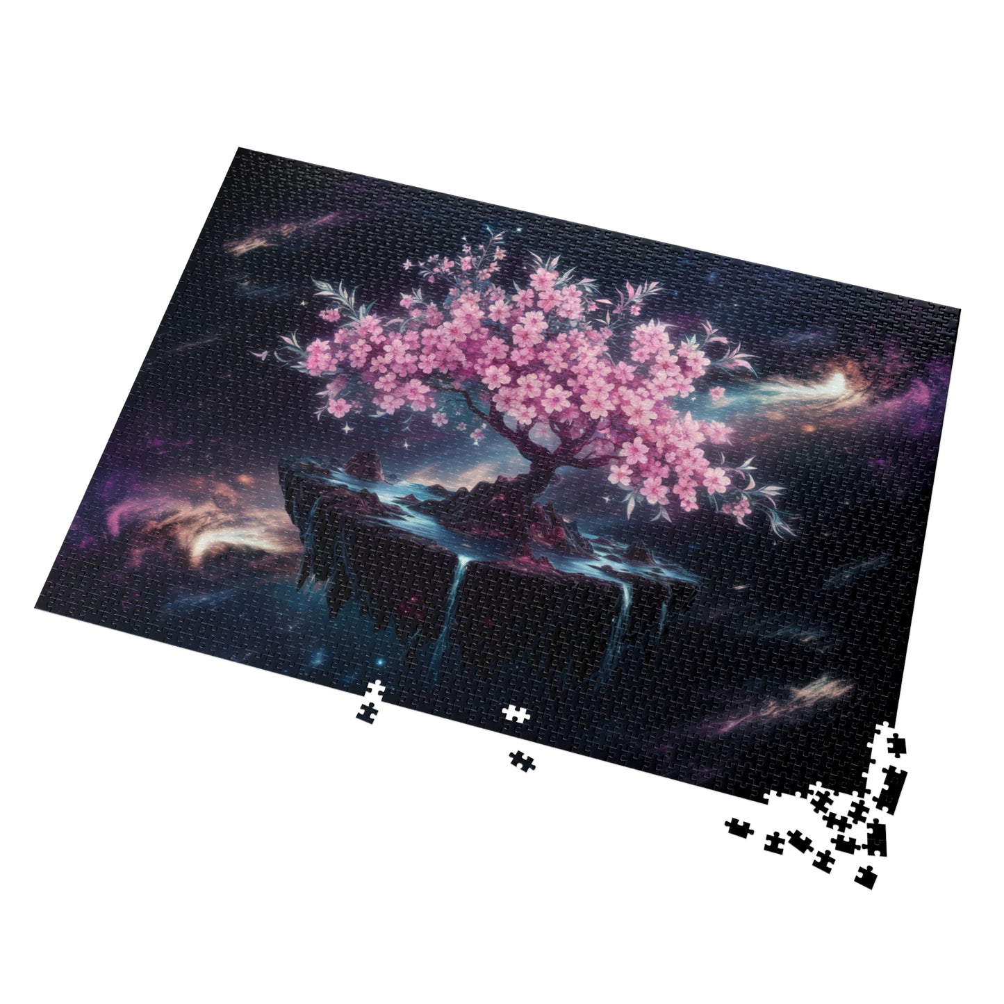 Puzzle Tin - Cherry Blossom Tree in Space