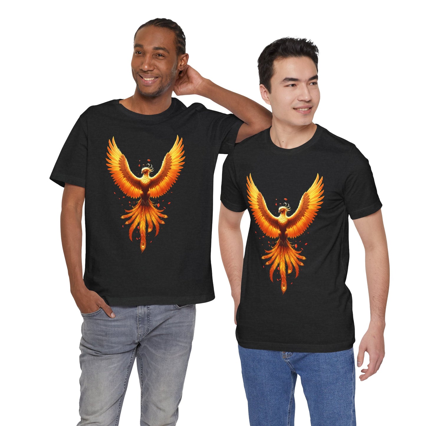 Phoenix Rising Shirt • Fiery Phoenix Graphic Tee • Rebirth Transformation Myth Shirt • Firebird Art Tee • Unisex Gift Tee XS‑5XL