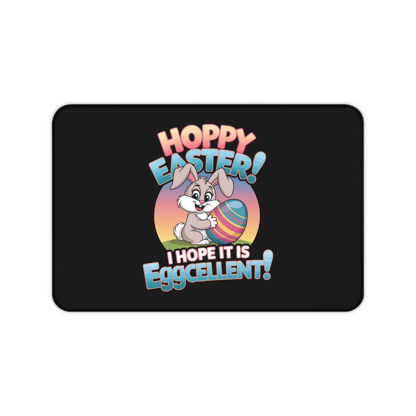 Easter Bunny Desk Mat Easter Mouse Pad Easter Decor Easter Bunny Office Decoration