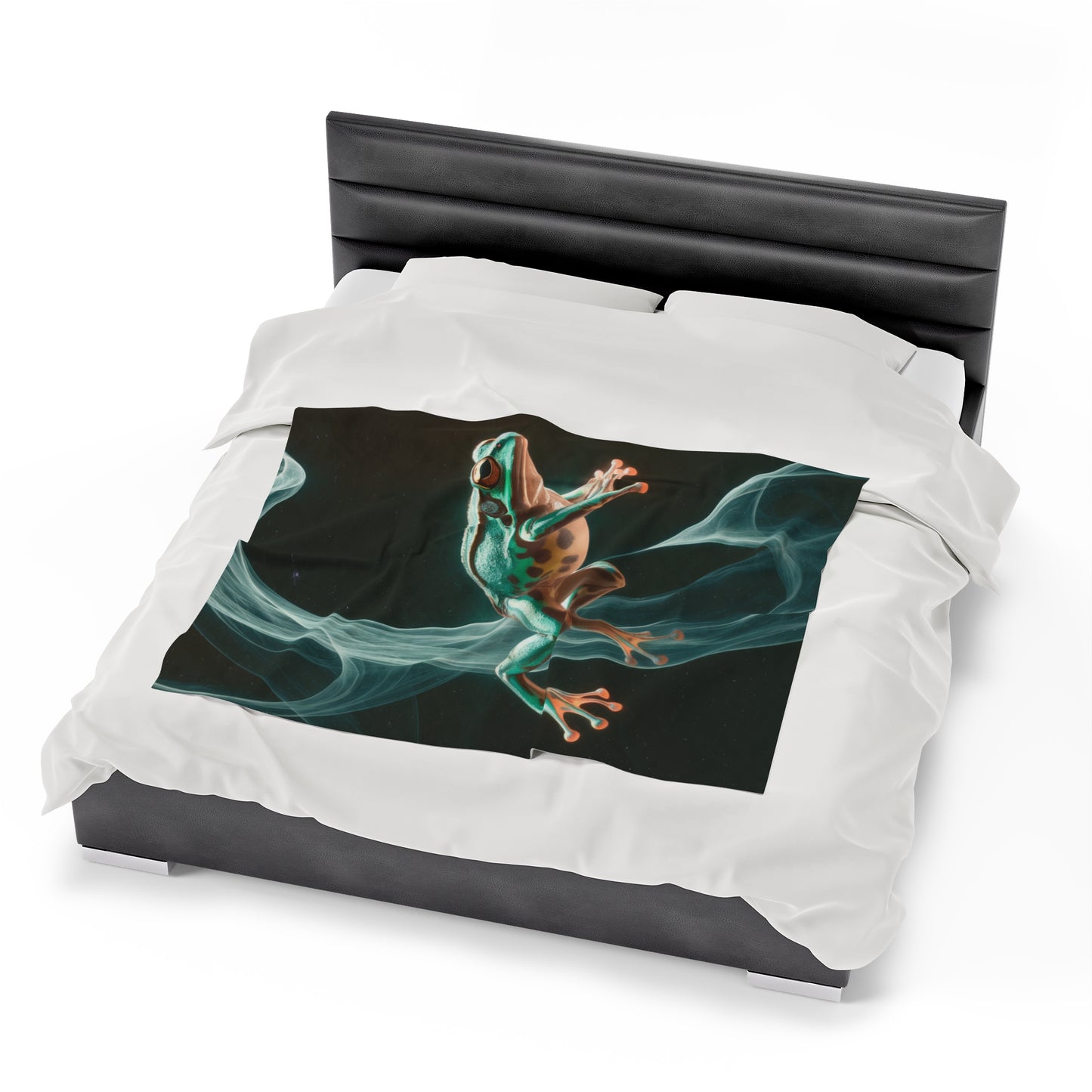 Plush Blanket - Fun Frog Design