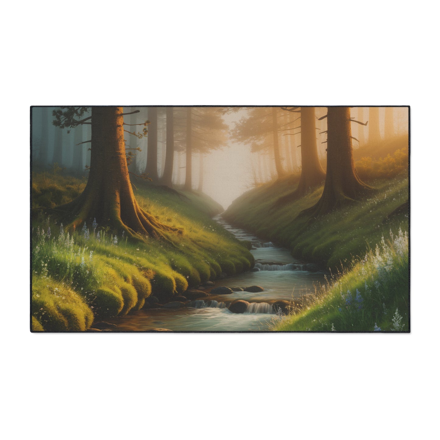 Nature Floor Mat Forest Welcome Mat Stream Door Mat