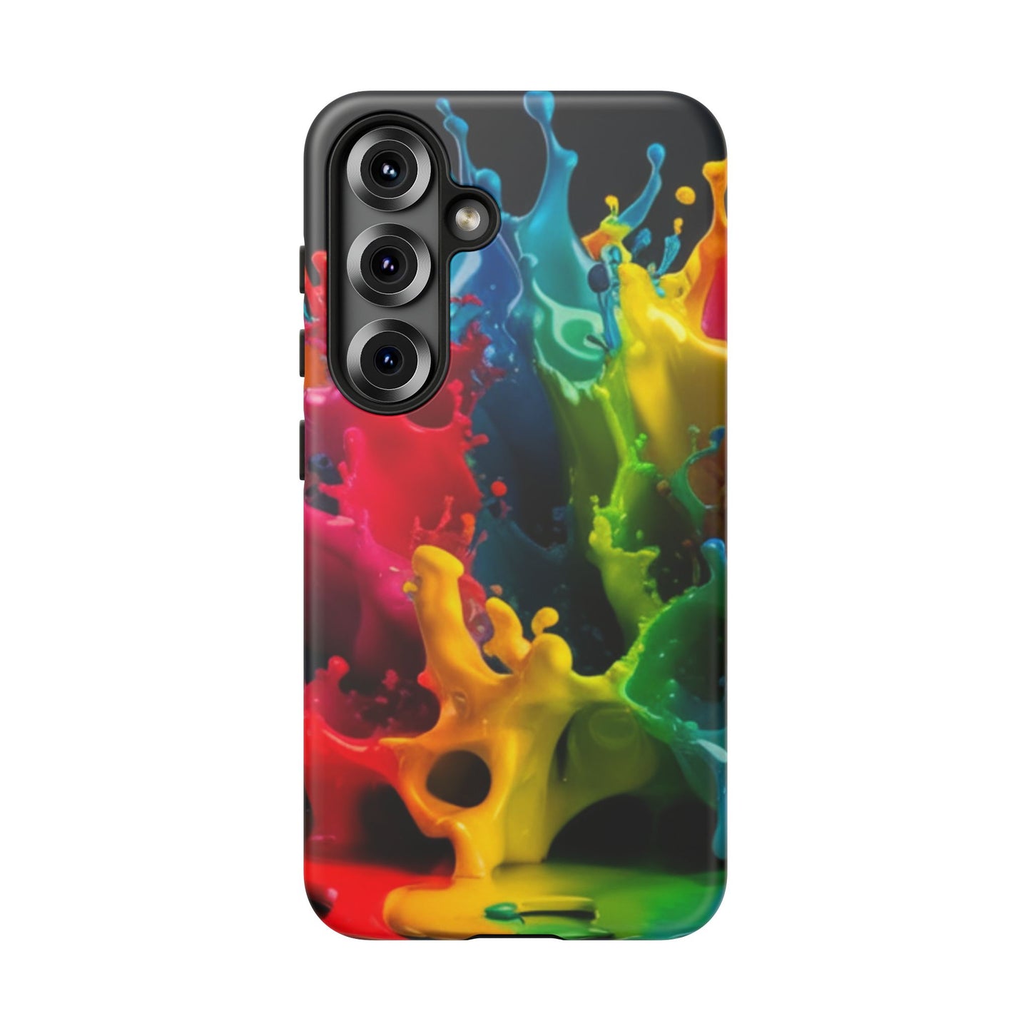 Vibrant Splash Samsung Phone Case - Tough Spectrum Splash Samsung Case