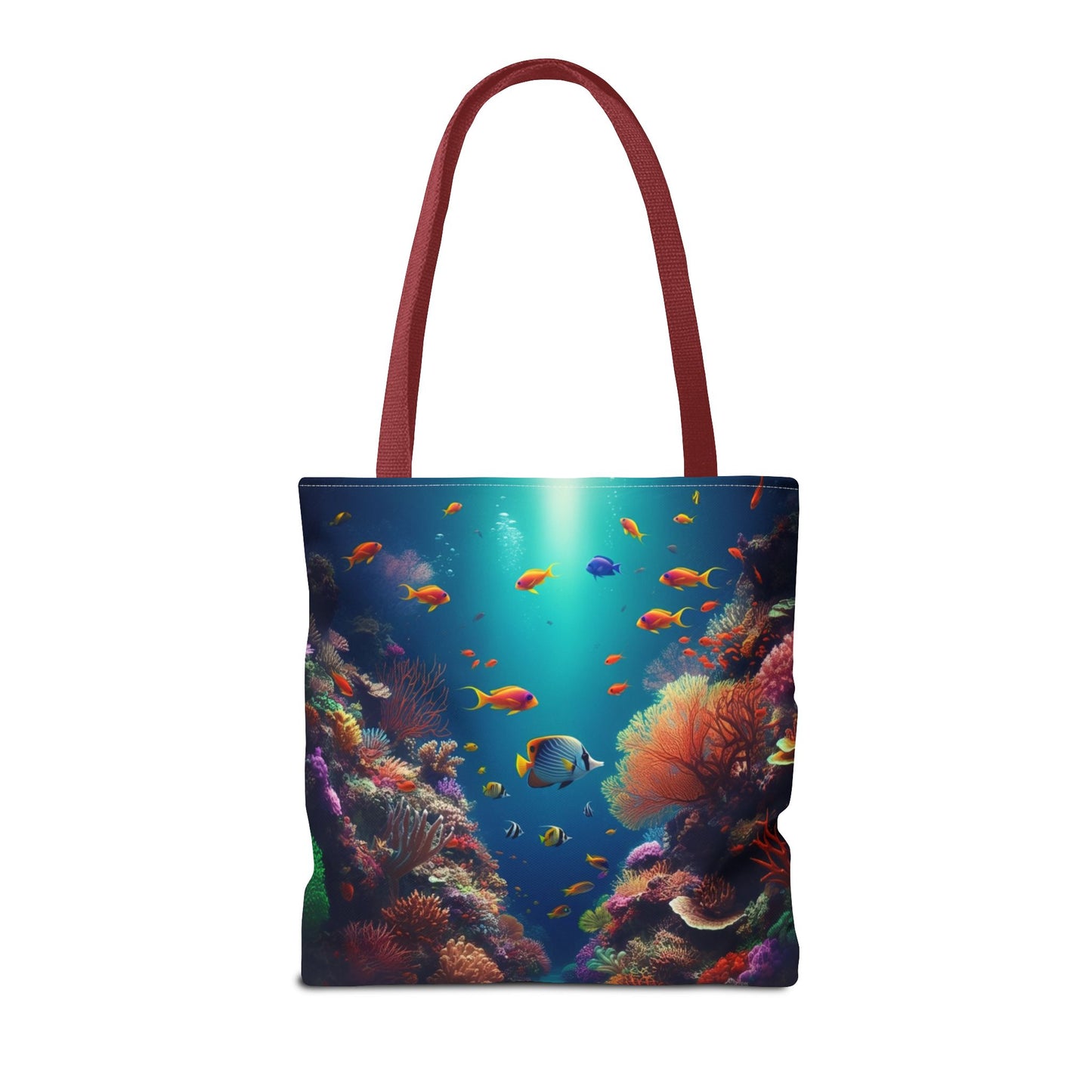 Coral Reef Illustrated Tote Bag