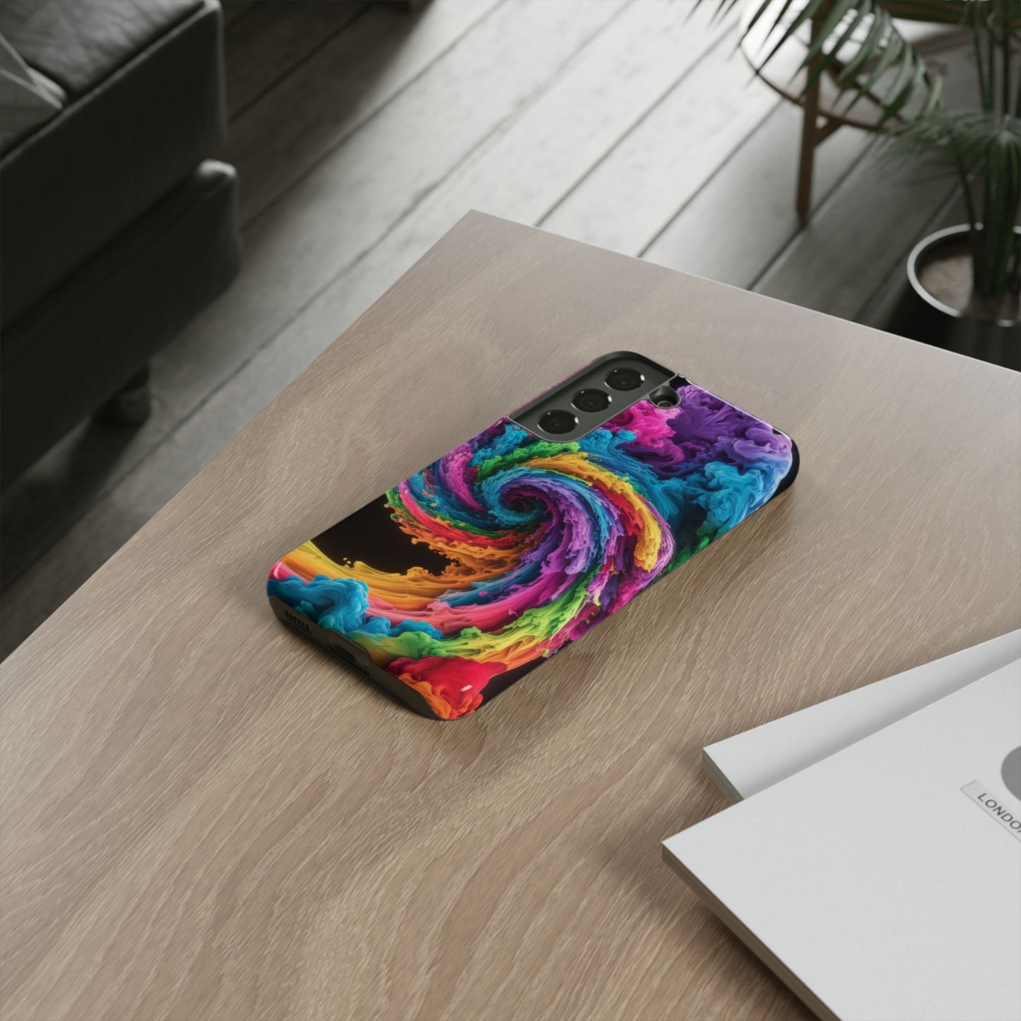 Phone Case - Colorful Swirl Design for Samsung Galaxy