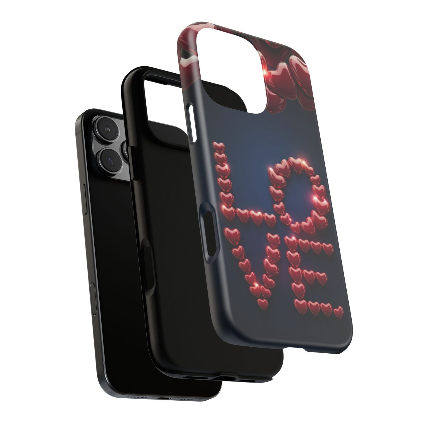 iPhone Case - Love Hearts Design