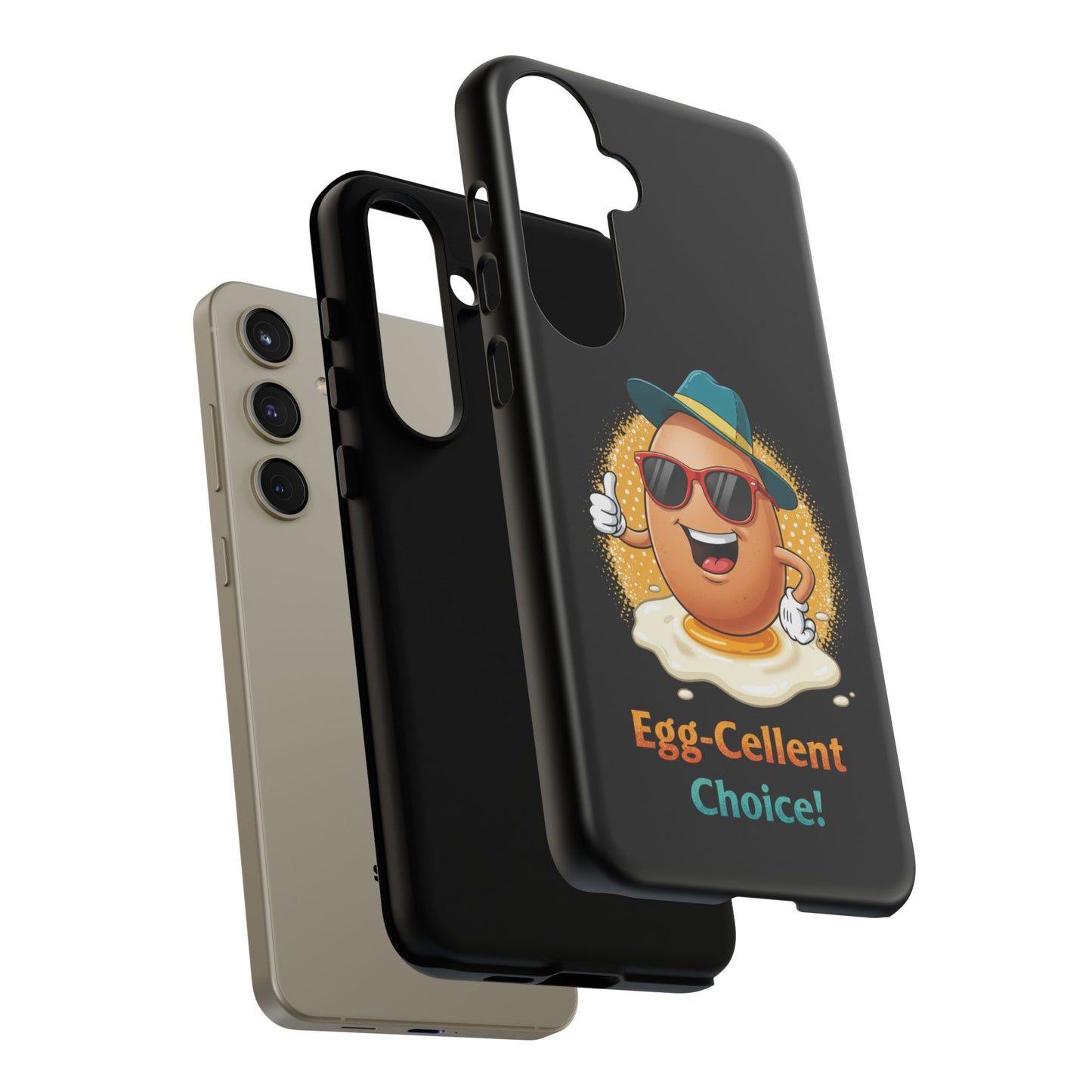 Samsung Phone Case - Egg-Cellent Choice Pun Design