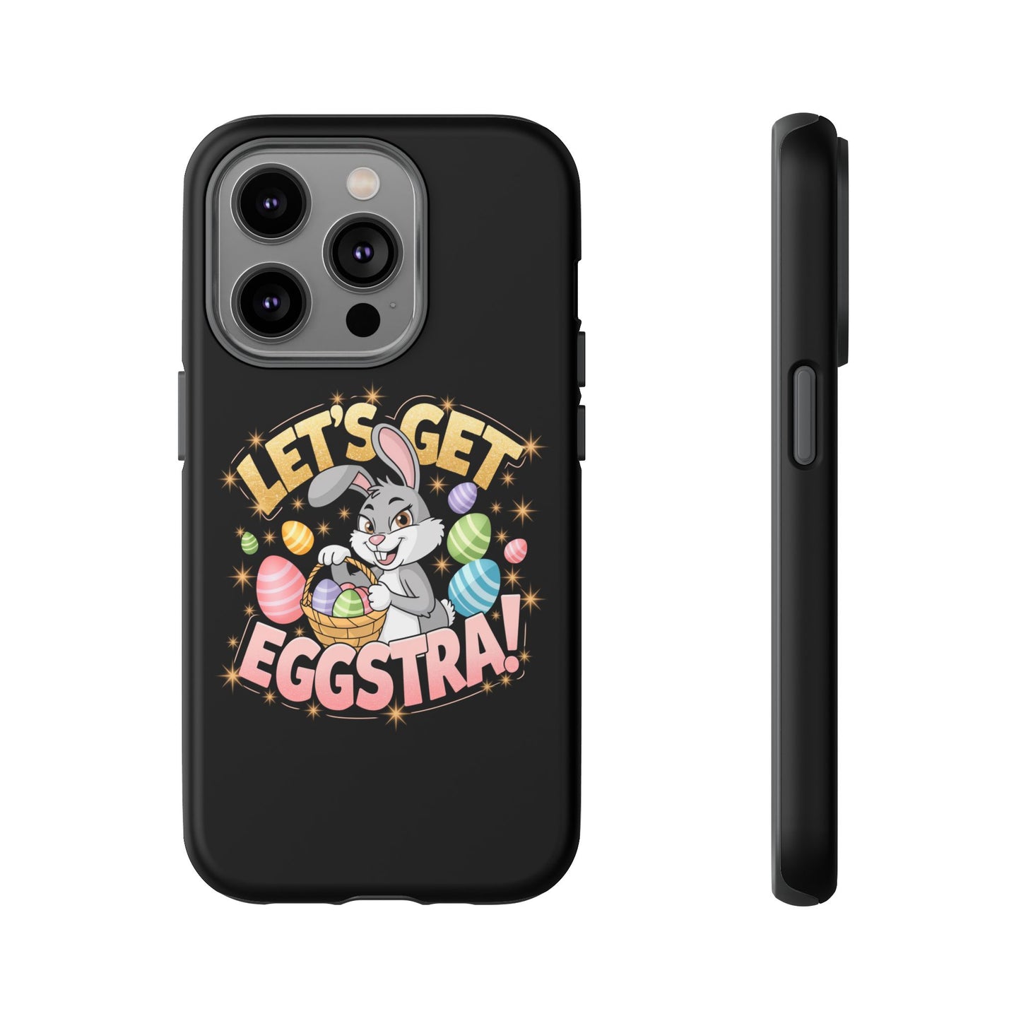 iPhone Case Easter Bunny 'Let's Get Eggstra Phone Case Easter iPhone Case