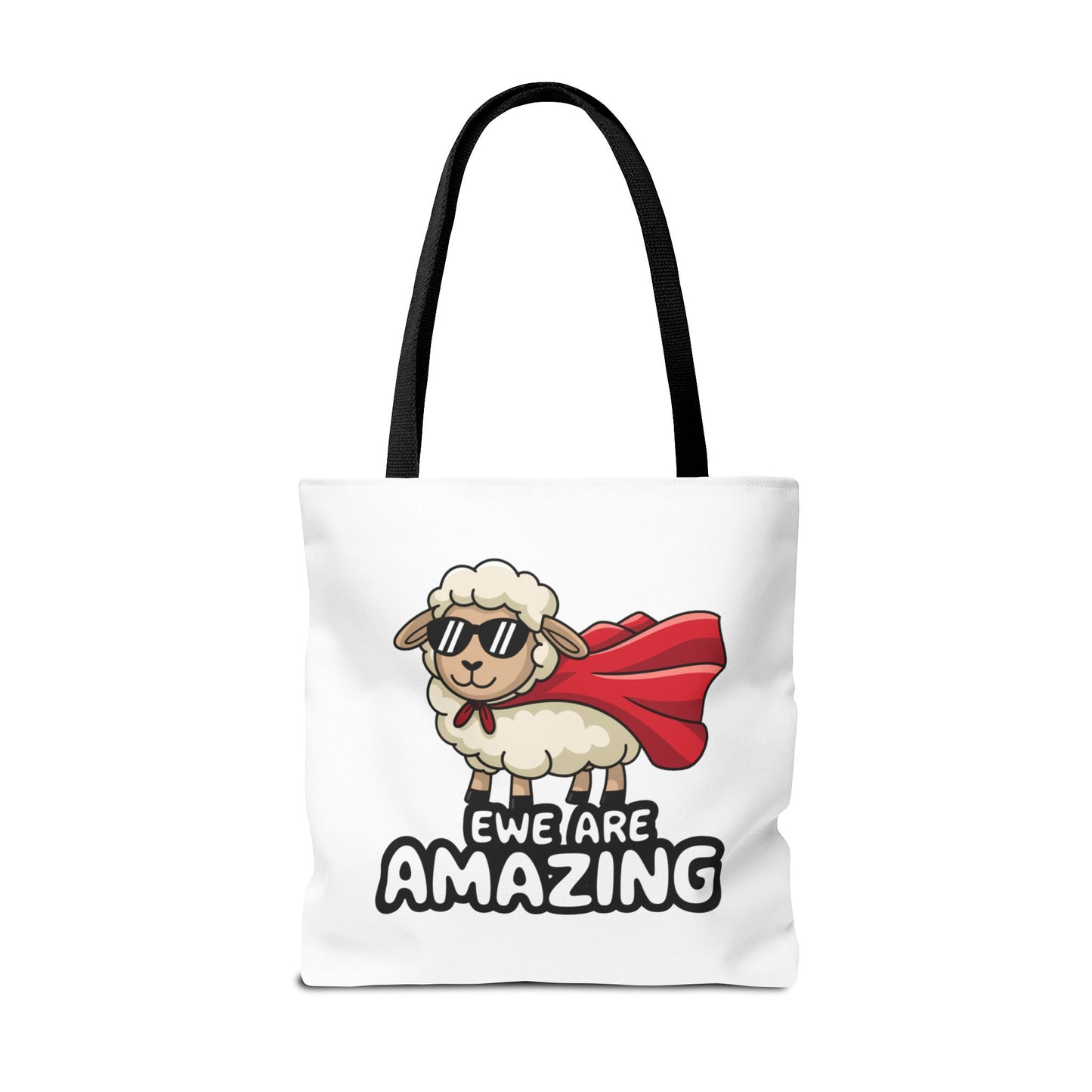Sheep Tote Bag - Ewe Are Amazing Inspirational Bag Everyday Tote Funny Bag