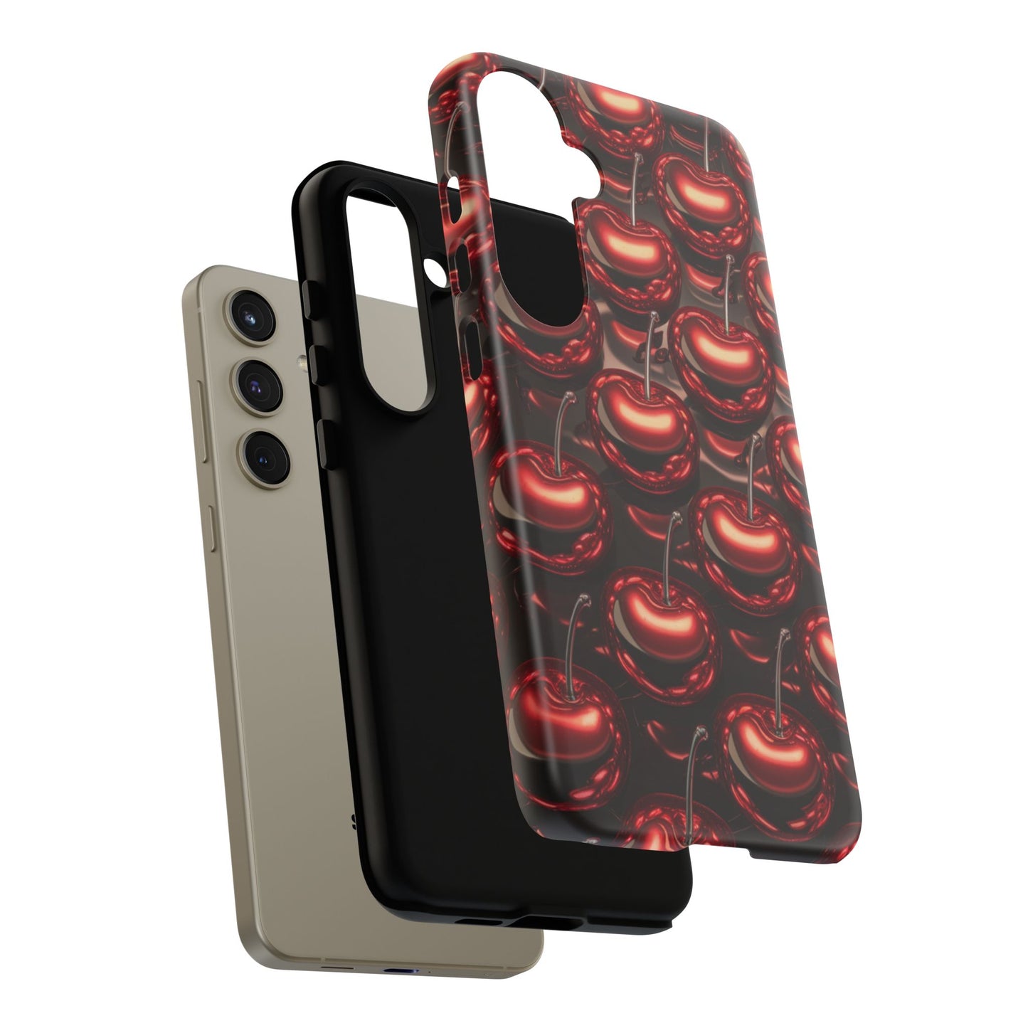 Phone Case - Shiny Cherries Design for Samsung Galaxy