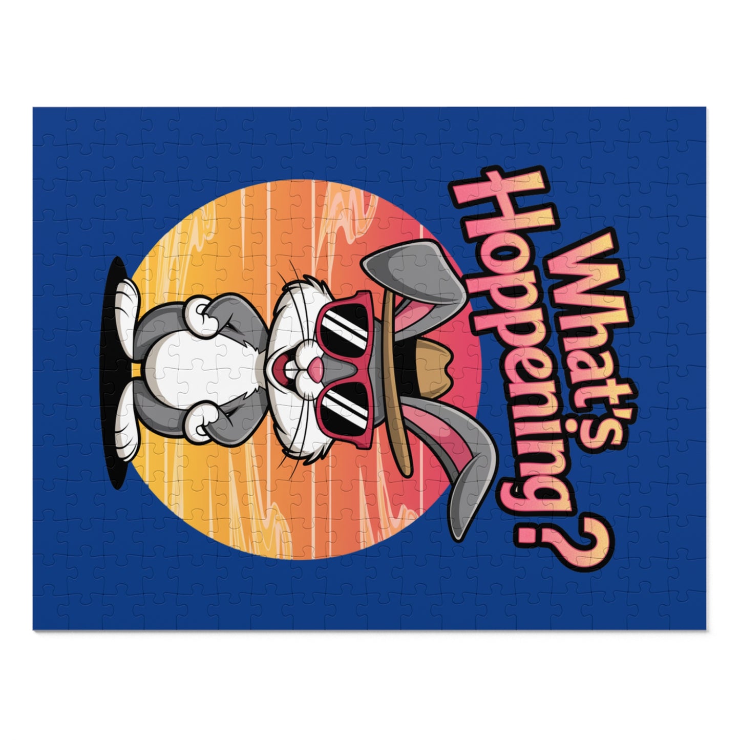 Retro Cartoon Puzzle - What's Happening? Jigsaw Puzzle with Tin