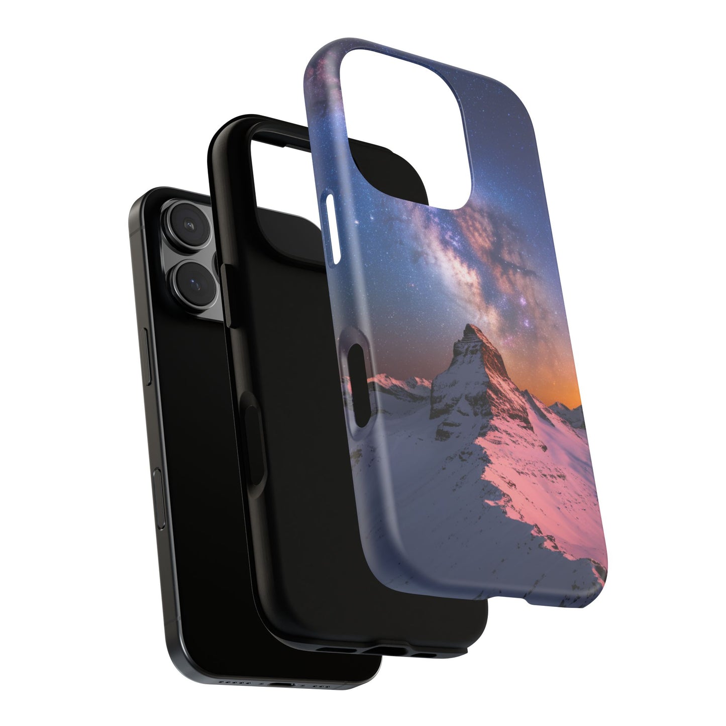 iPhone Case Mountain Top and Milky Way Nature Phone Case Unique Gift
