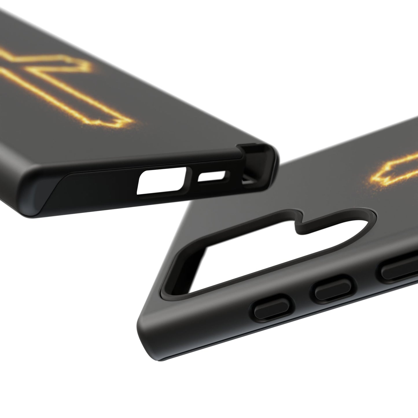 Glow-in-the-Dark Cross Samsung Phone Case - Tough Samsung Cases for Faithful Protection
