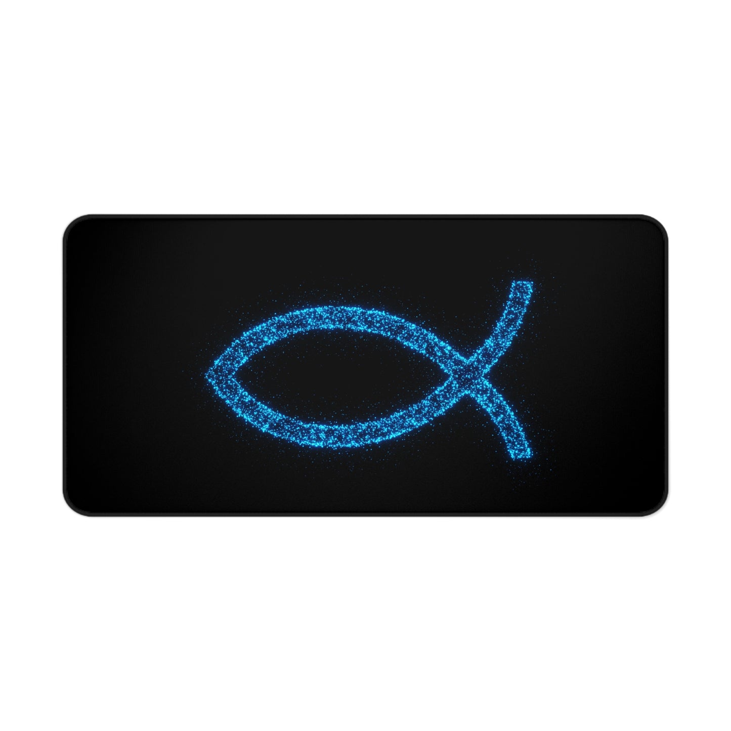 Inspirational Fish Design Desk Mat - Office Decor for Faith & Inspiration