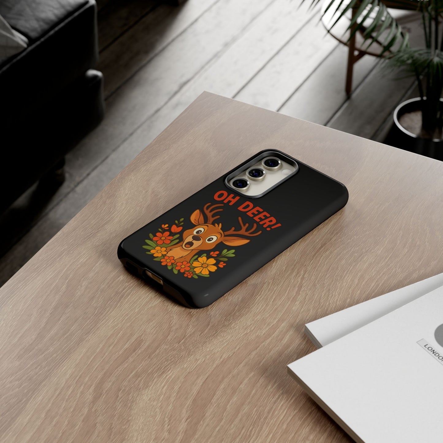 Samsung Phone Case Deer Galaxy Phone Case Nature Phone Accessory Gift for Animal Lovers Funny Case
