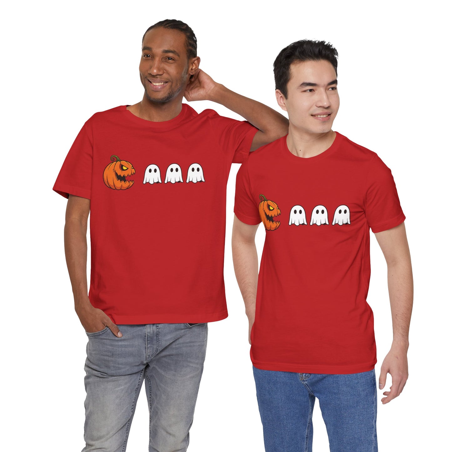 Pumpkin Pac-Man Shirt, Halloween Arcade Tee, Pumpkin Chase Ghosts Tee, Retro Gaming Halloween, Spooky Season Shirt, Vintage Game Pumpkin Top
