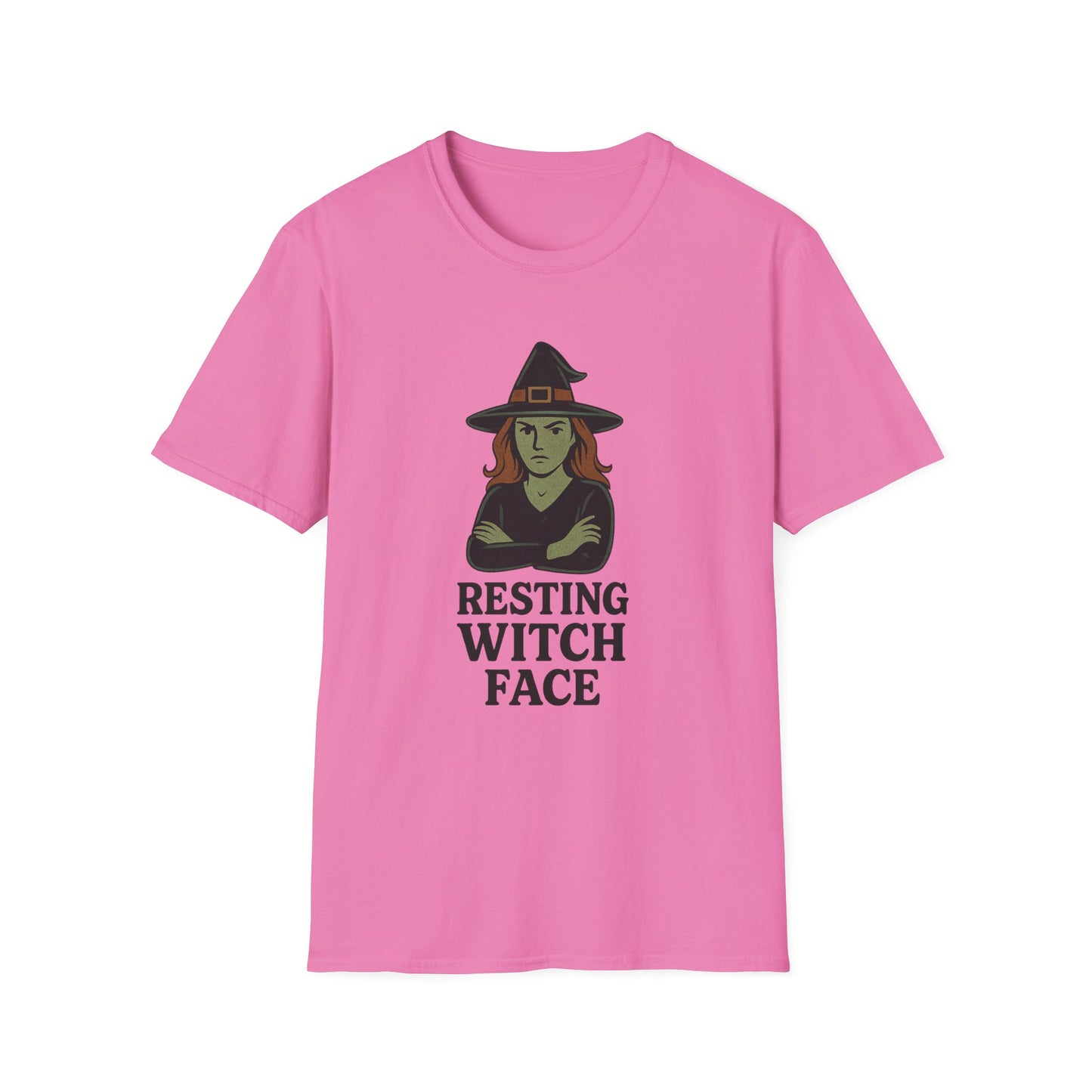 Resting Witch Face T-Shirt • Funny Halloween Witch Tee • Cozy Spooky Season Graphic Tee • Autumn Witch Shirt • Witches Aesthetic Fashion
