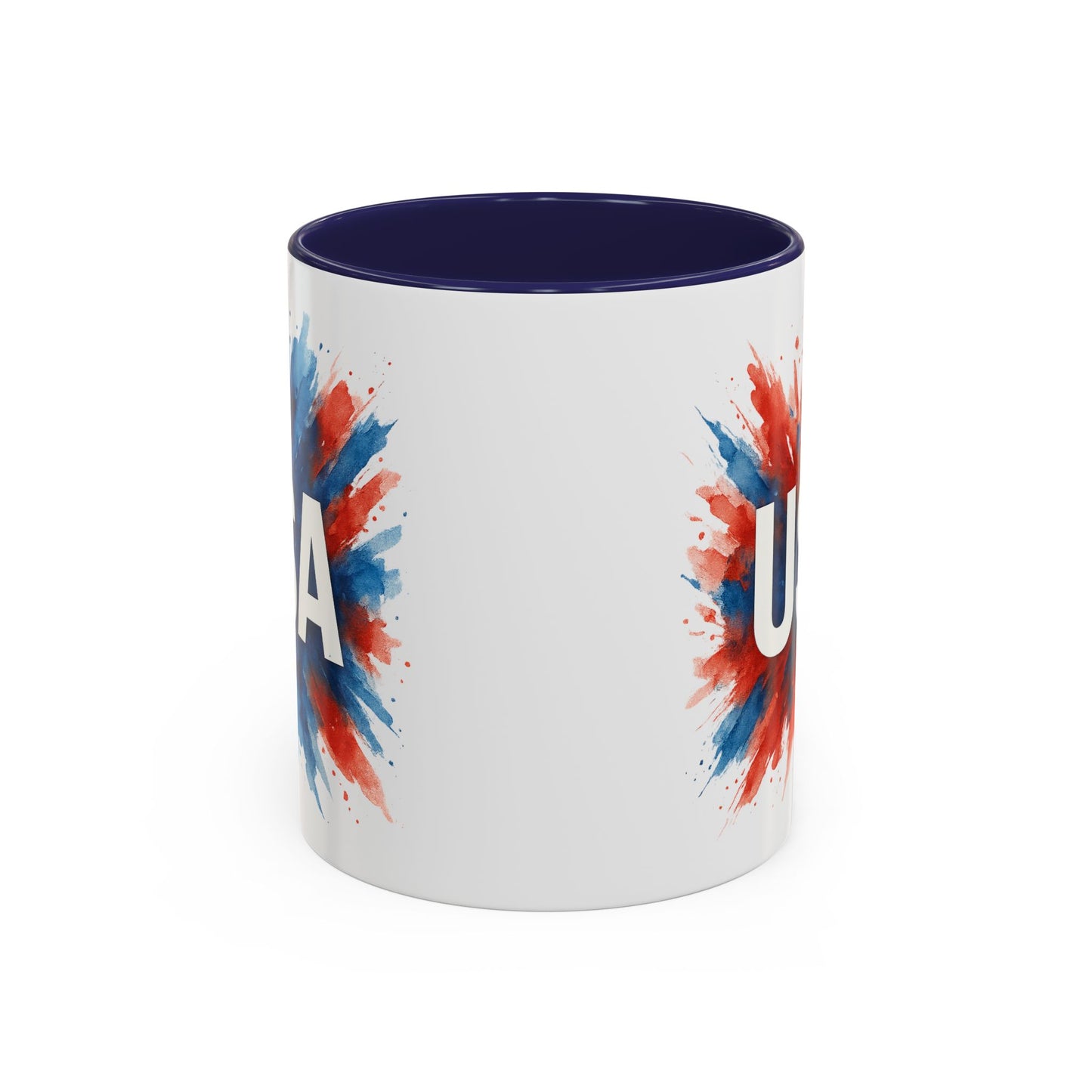 USA Patriotic Coffee Mug | 4th of July Gift | Red White Blue Mug | American Pride Cup | Independence Day Drinkware | USA Mug
