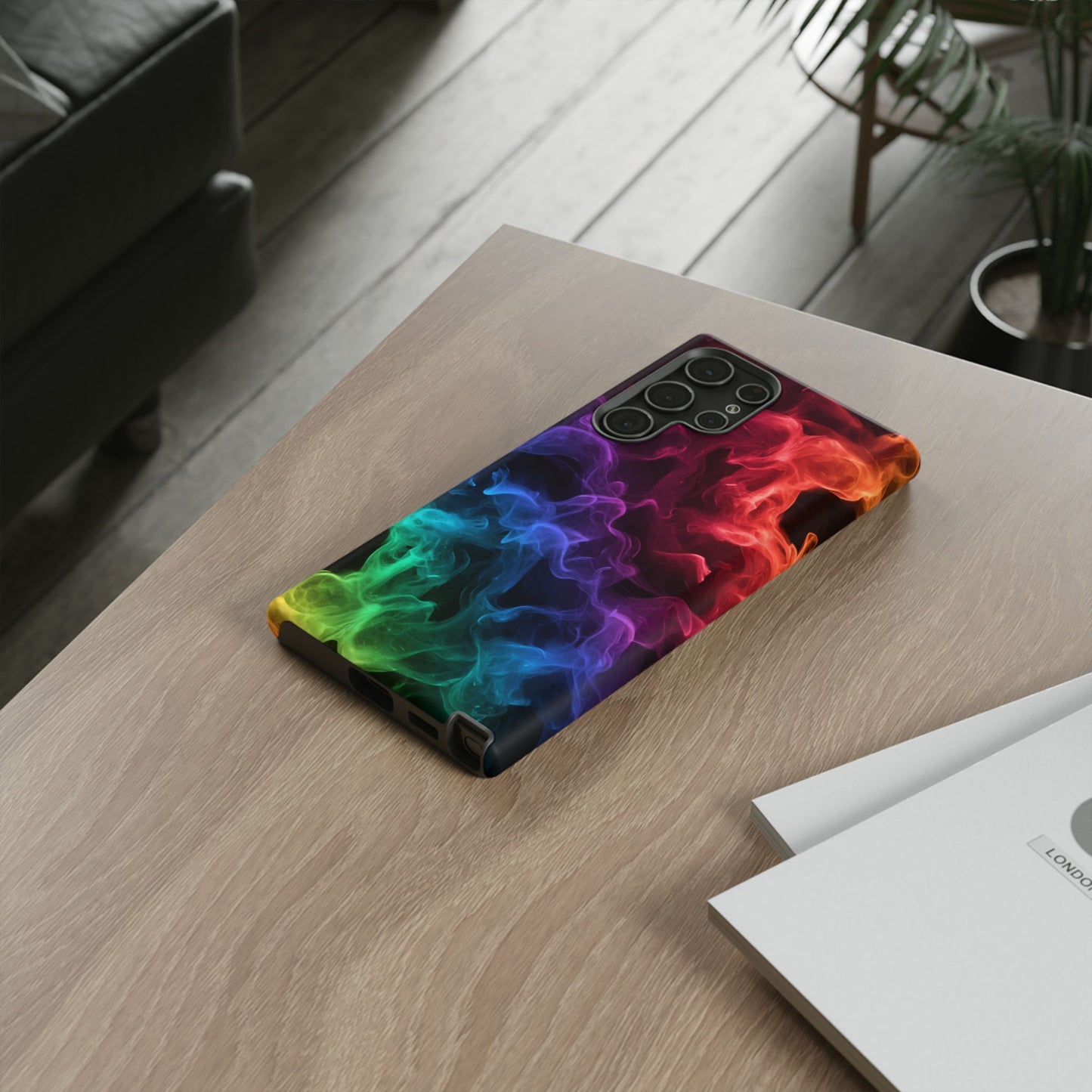 Samsung Tough Case - Colorful Smoke Design