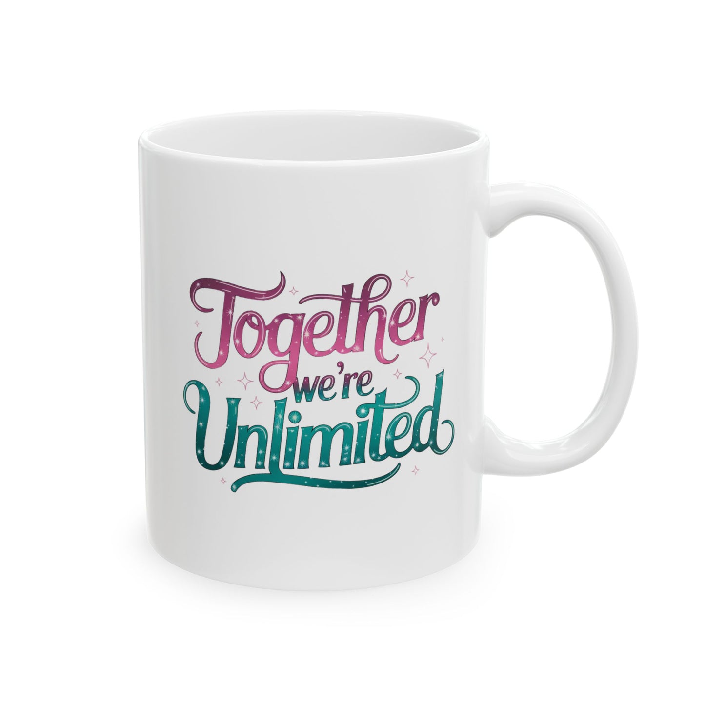 Together We’re Unlimited Mug – Wicked Musical Inspired Gift, Broadway Theater Quote Coffee Cup, Friendship Empowerment Mug, 11oz & 15oz