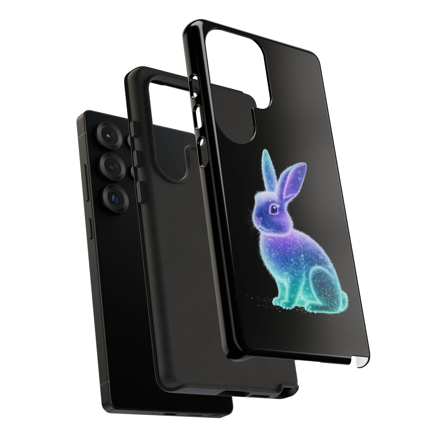 Samsung Case Bioluminescent Easter Bunny Design Easter Phone Case Easter Bunny Samsung Case Easter Accessory