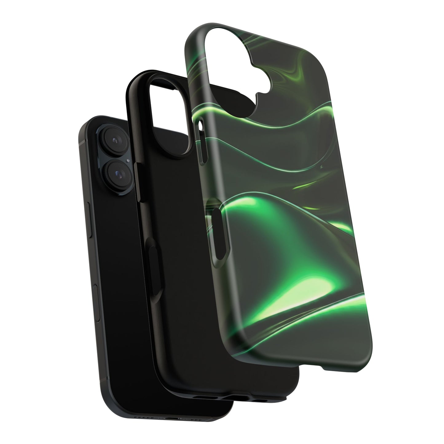 iPhone Case - Fluid Metallic Design